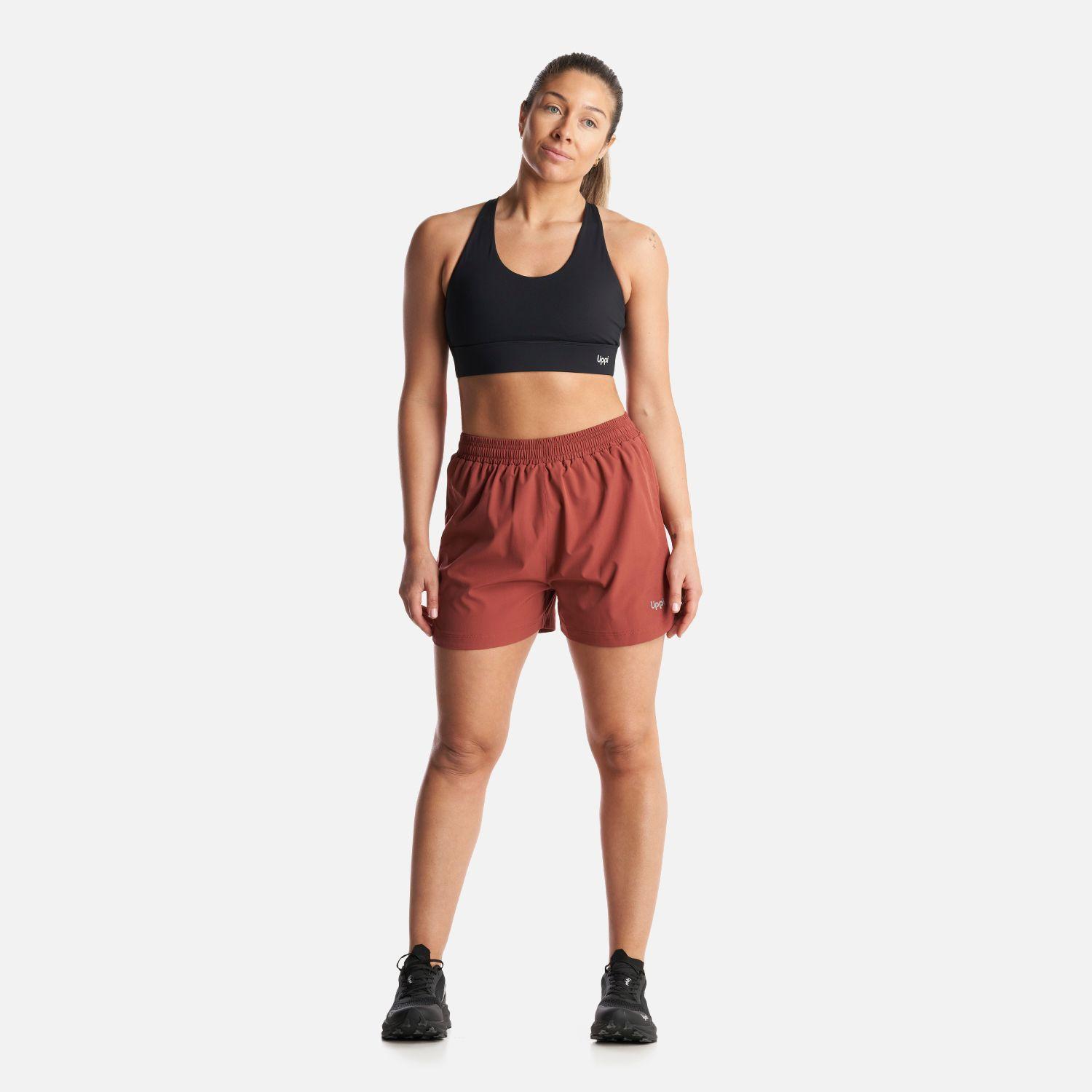 Short Mujer  Trail Q-Dry Shorts Rosa Oscuro Lippi-5
