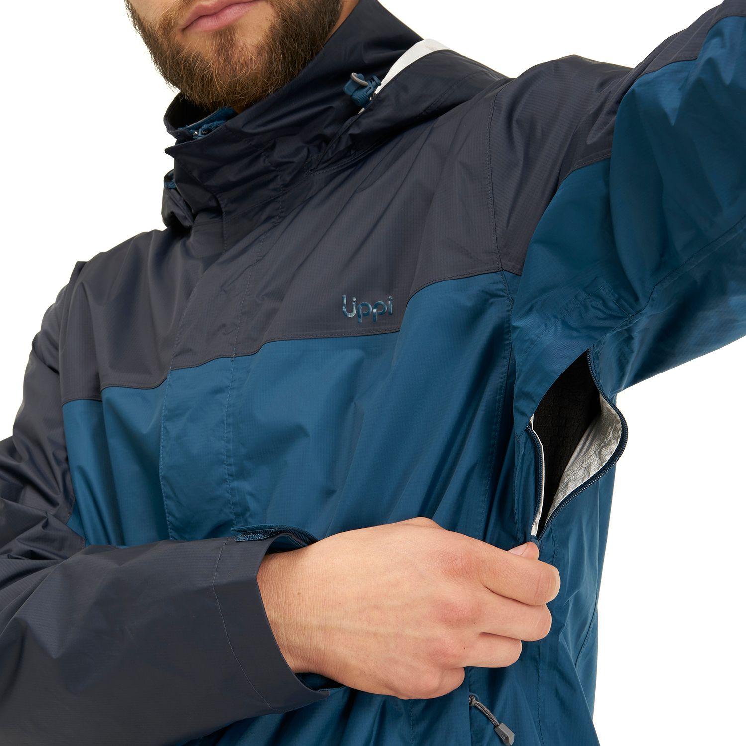 Chaqueta Hombre Abyss B-Dry Hoody Jacket Azul Lippi I20-4