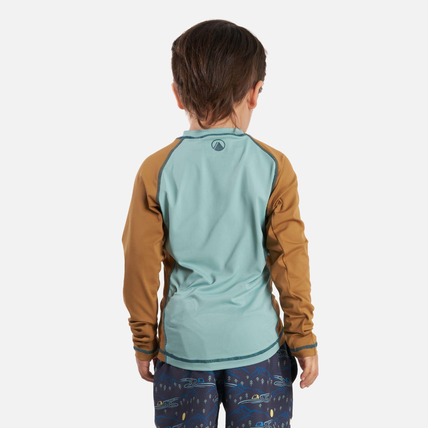 Traje de Baño Niño Sun Pro Long Sleeve T-Shirt Turquesa Lippi-3