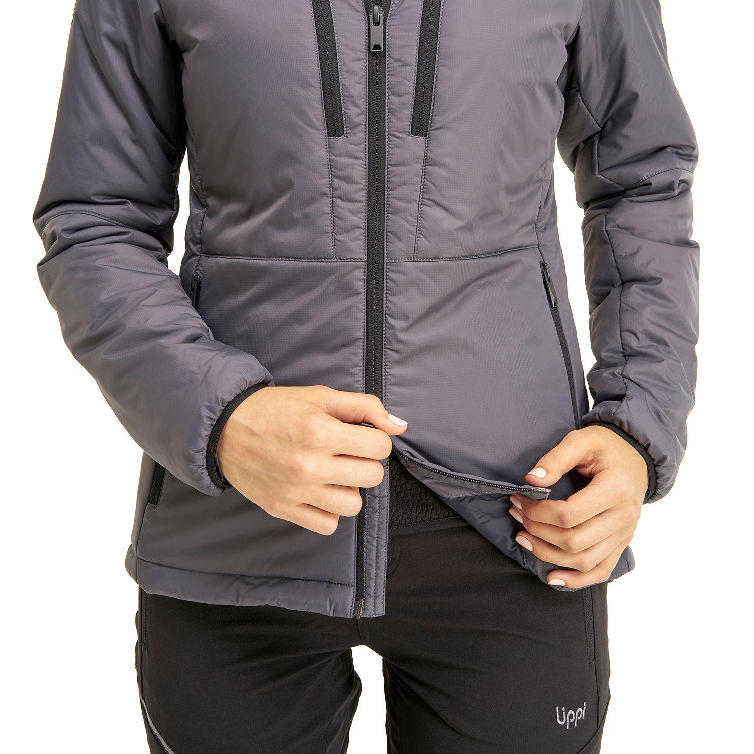 Chaqueta Mujer Congruent Steam-Pro Jacket Gris Oscuro Lippi-4