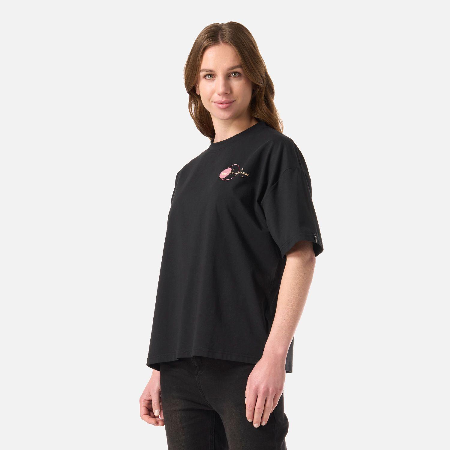 Polera Mujer Sun Sorona T-Shirt Negro Lippi V26-2