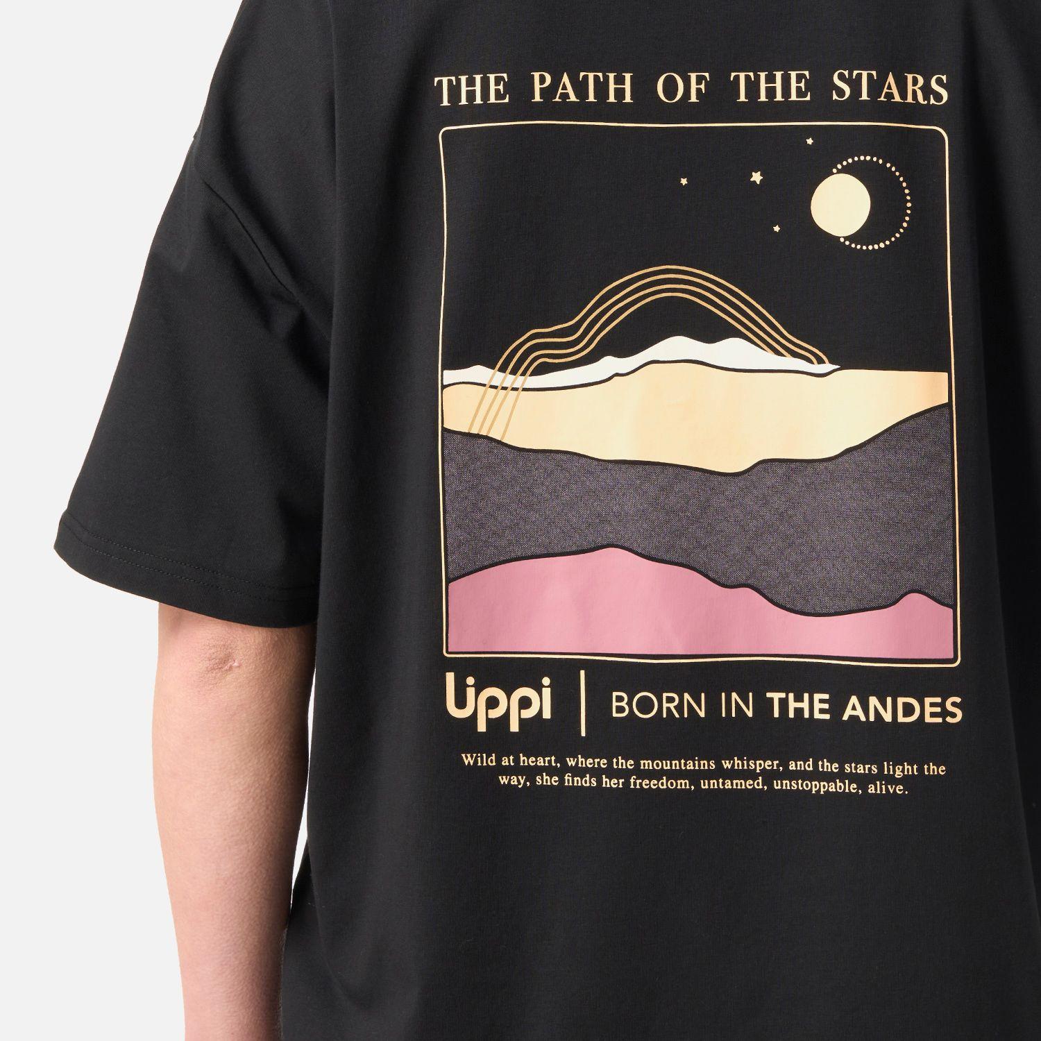 Polera Mujer Sun Sorona T-Shirt Negro Lippi V26-4