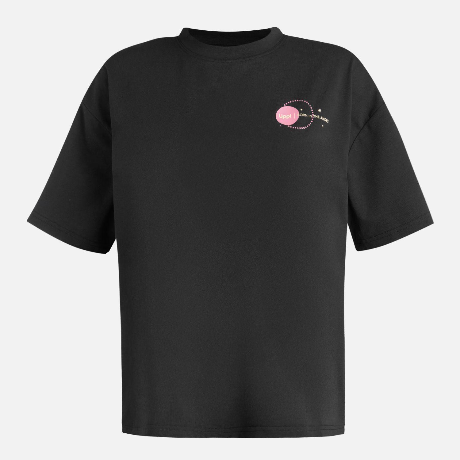 Polera Mujer Sun Sorona T-Shirt Negro Lippi V26-6