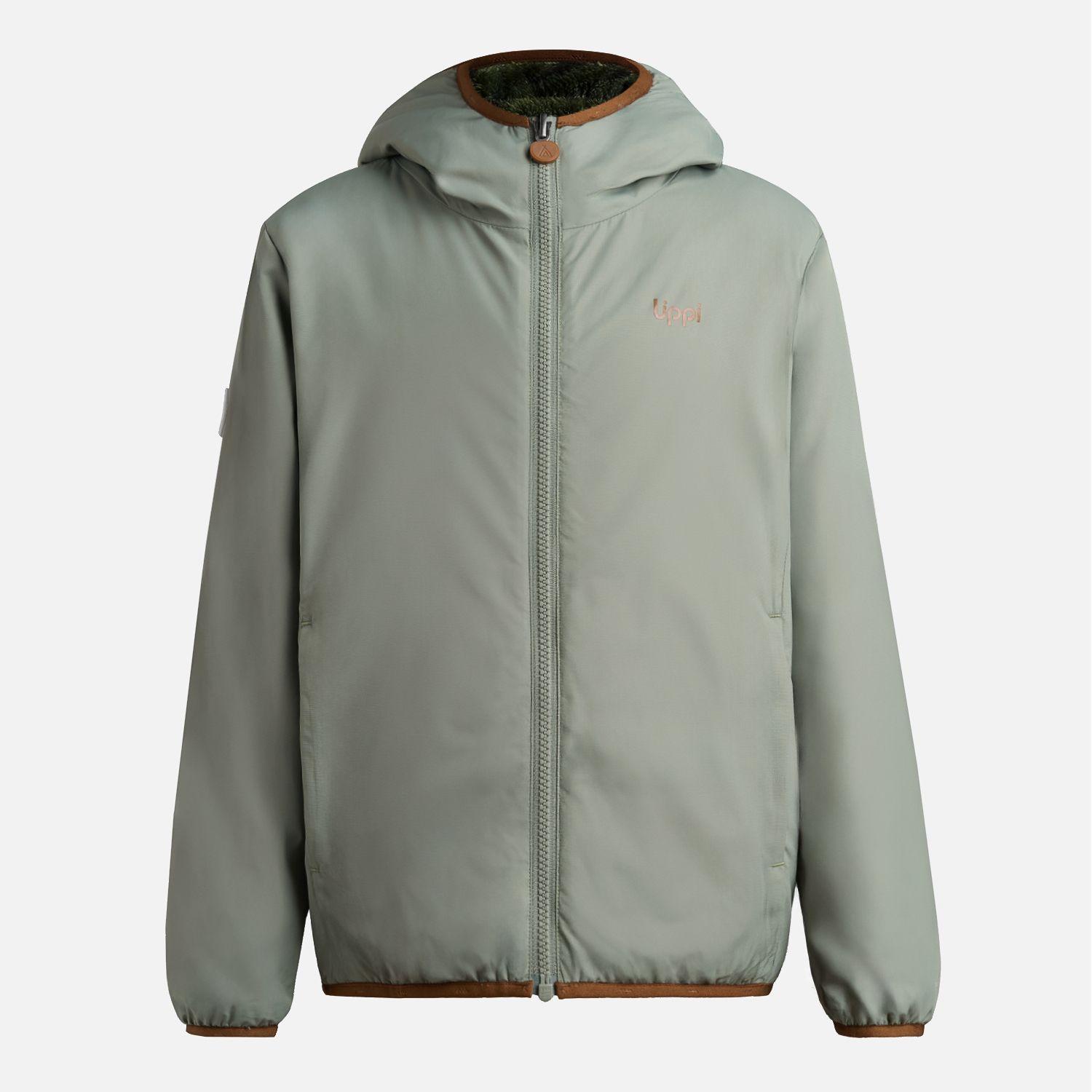 Chaqueta Niño Two-Faces Hoody Print Jade Oscuro Lippi I25-8