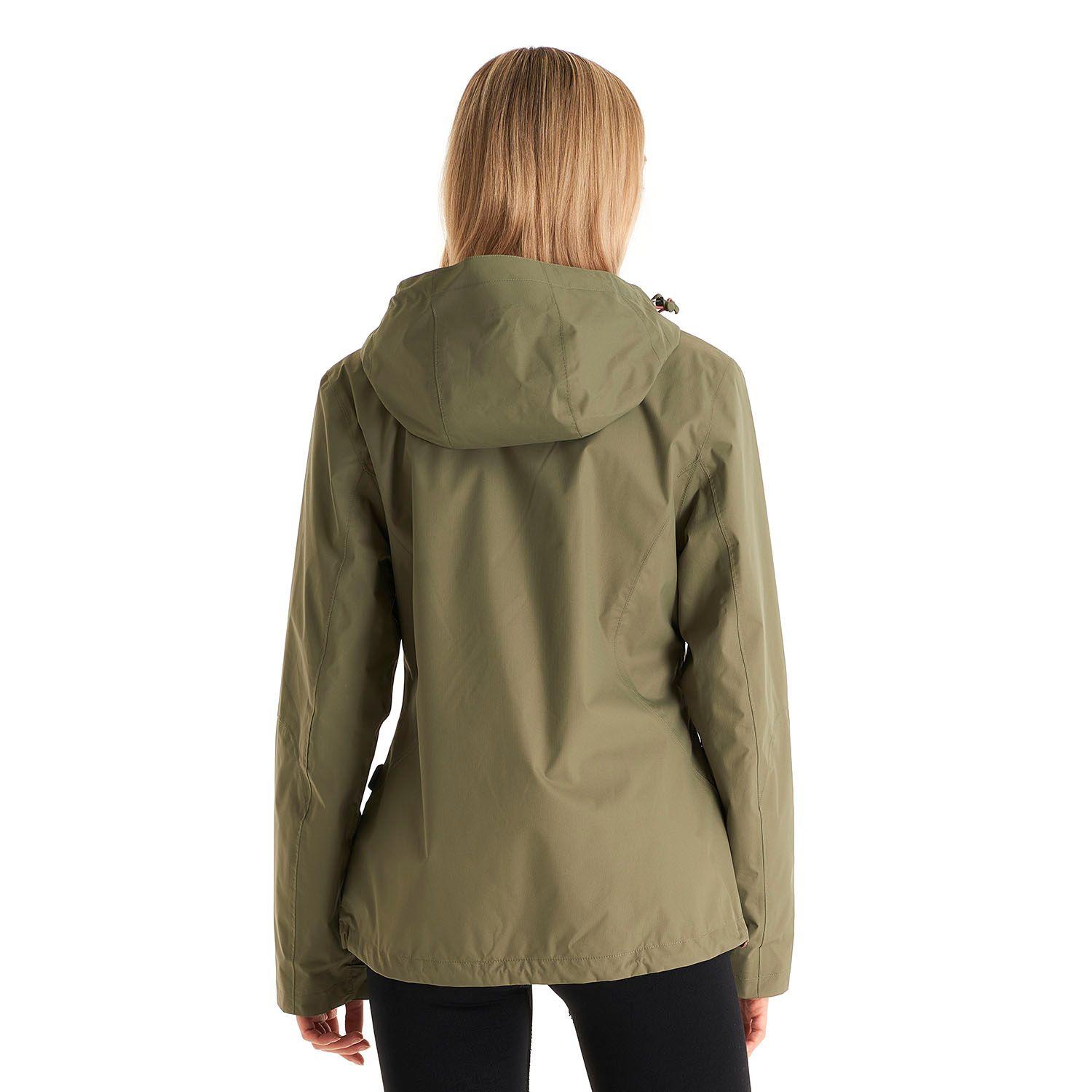 Chaqueta Mujer Blizzard B-Dry Hoody Jacket Verde Mate Lippi-5