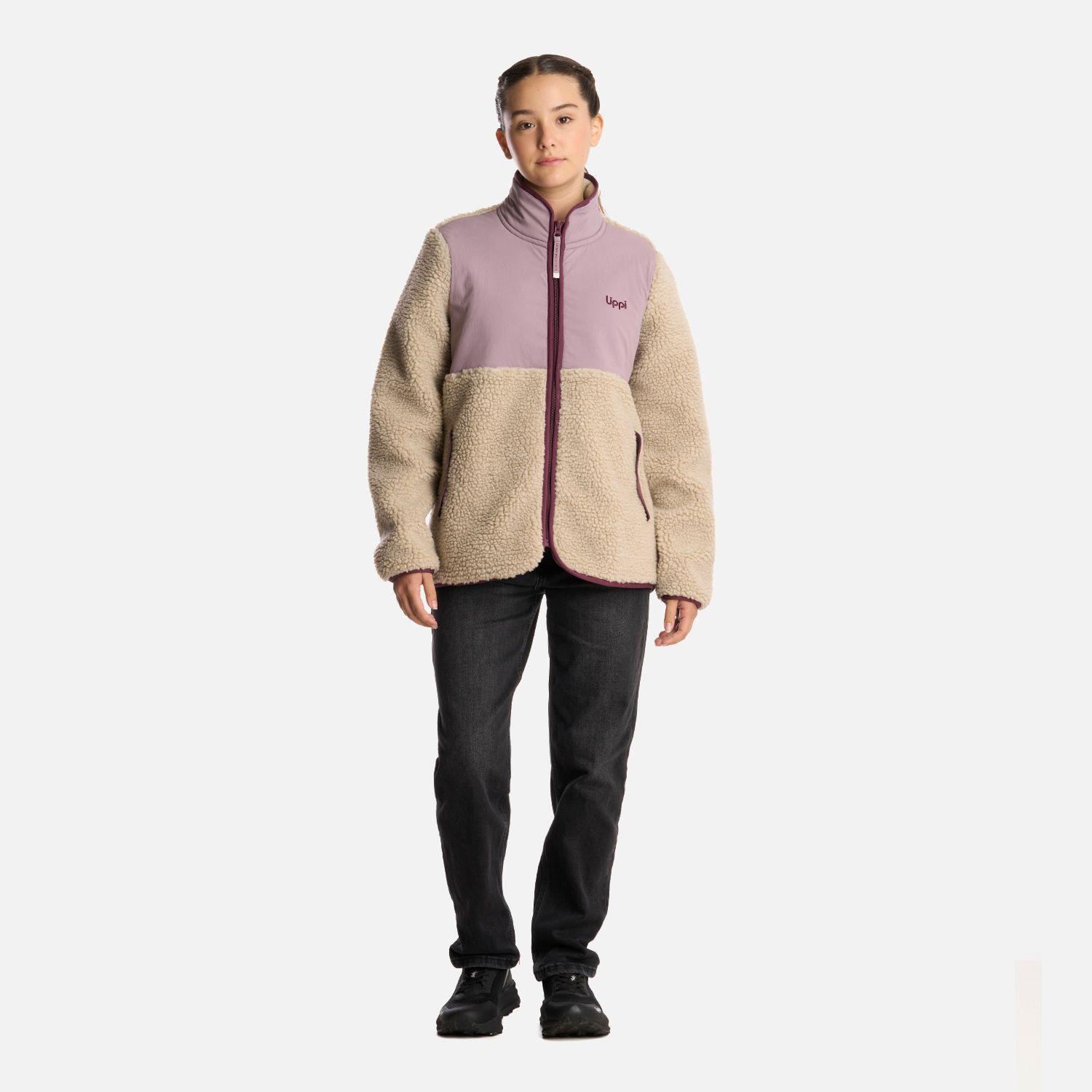 Polar Teen Girl Glaciar Sherpa-pro Jacket Crudo Lippi I25-4