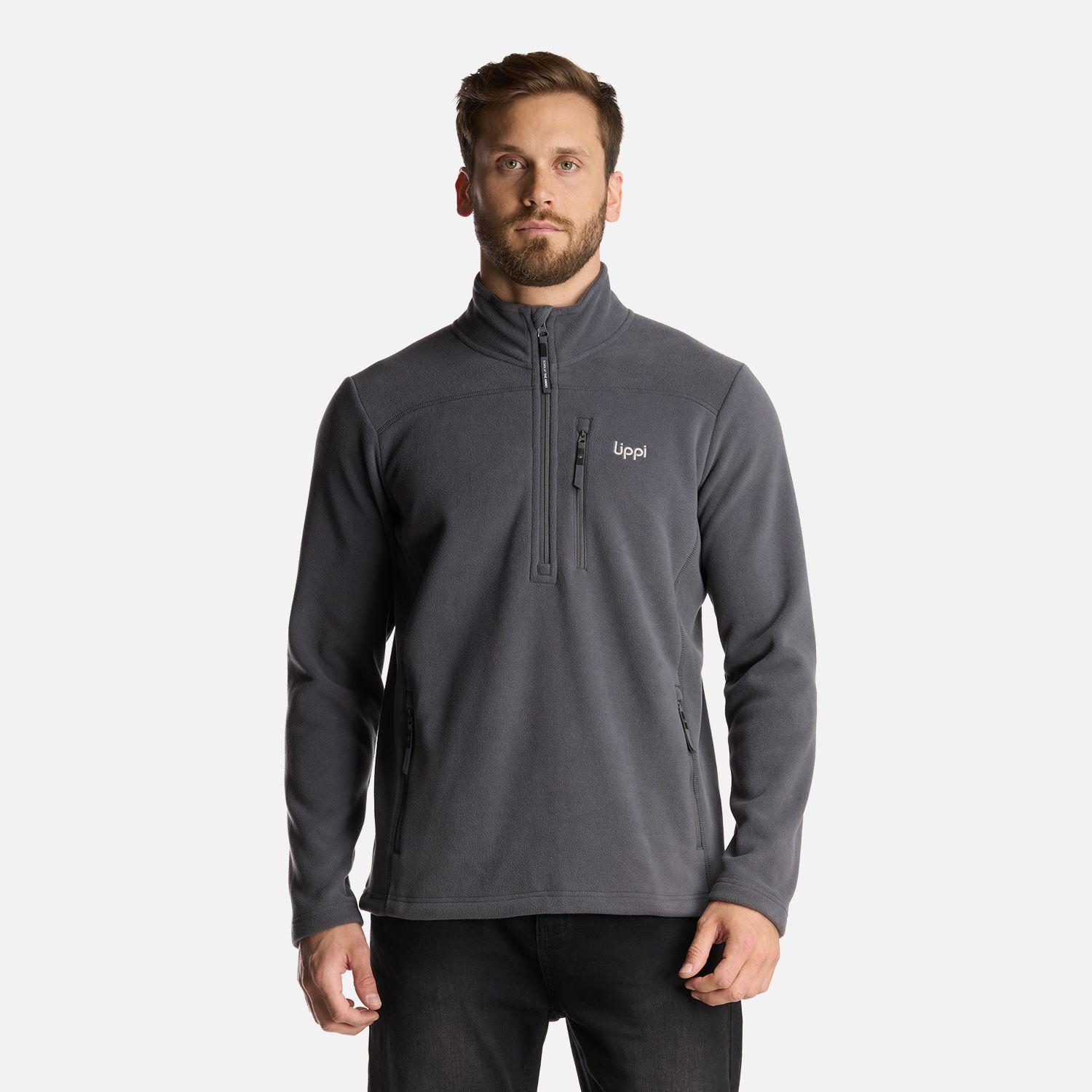 Chaqueta Hombre Paicavi Therm-Pro 14 Zip Jacket Gris Oscuro Lippi I24-1