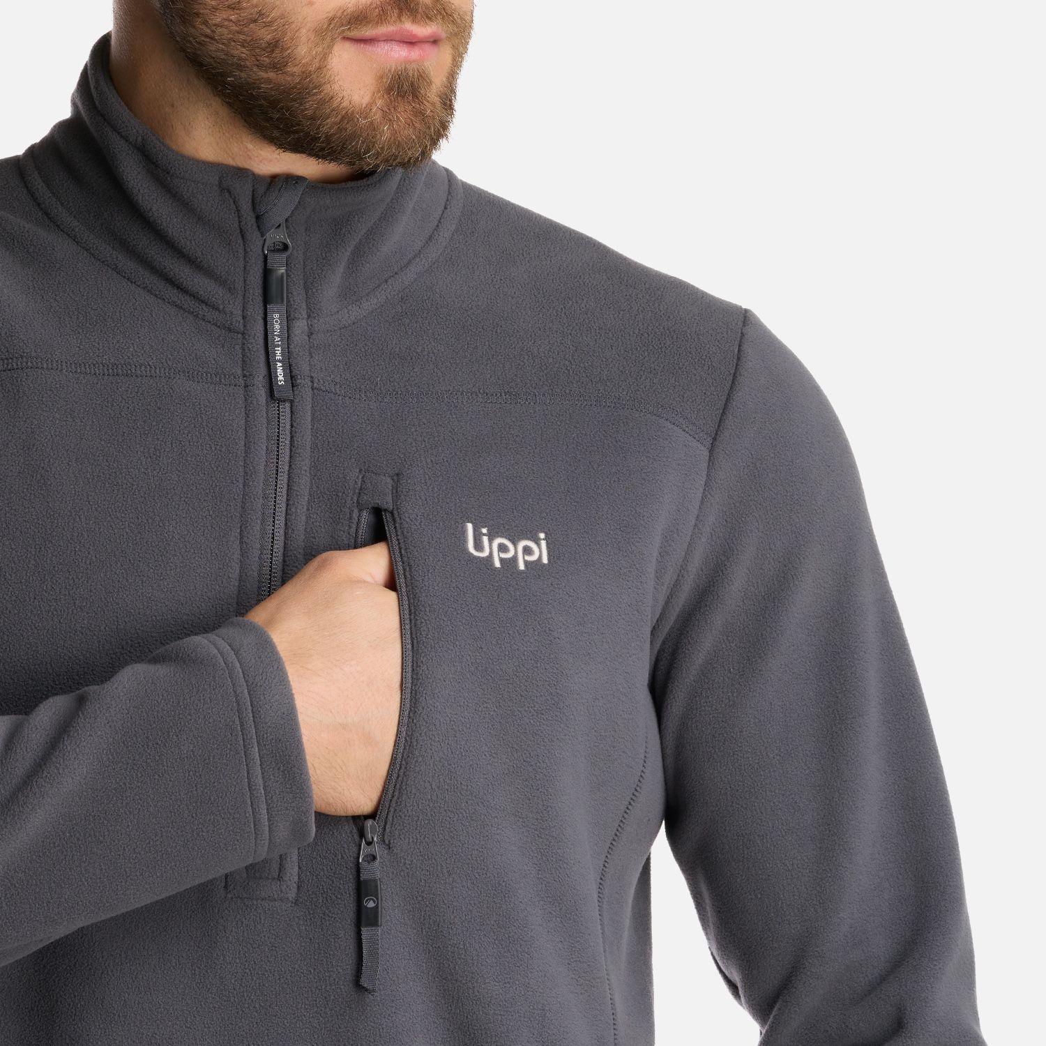 Chaqueta Hombre Paicavi Therm-Pro 14 Zip Jacket Gris Oscuro Lippi I24-5