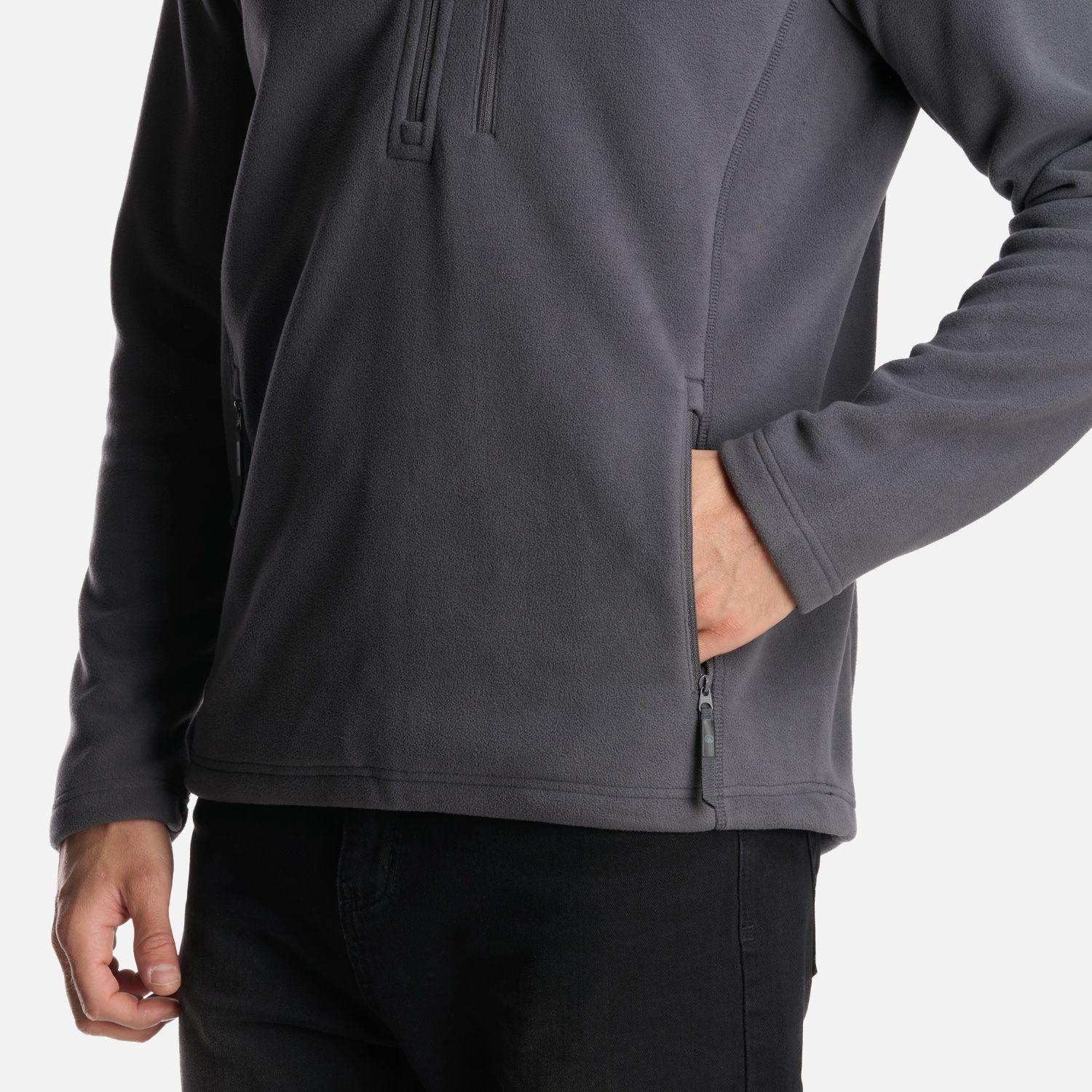Chaqueta Hombre Paicavi Therm-Pro 14 Zip Jacket Gris Oscuro Lippi I24-6