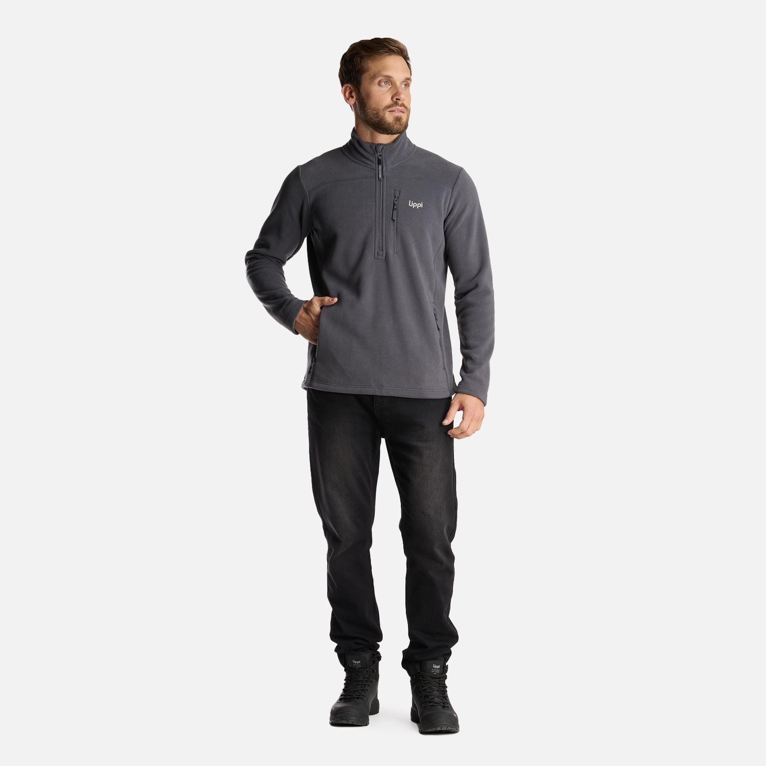 Chaqueta Hombre Paicavi Therm-Pro 14 Zip Jacket Gris Oscuro Lippi I24-8