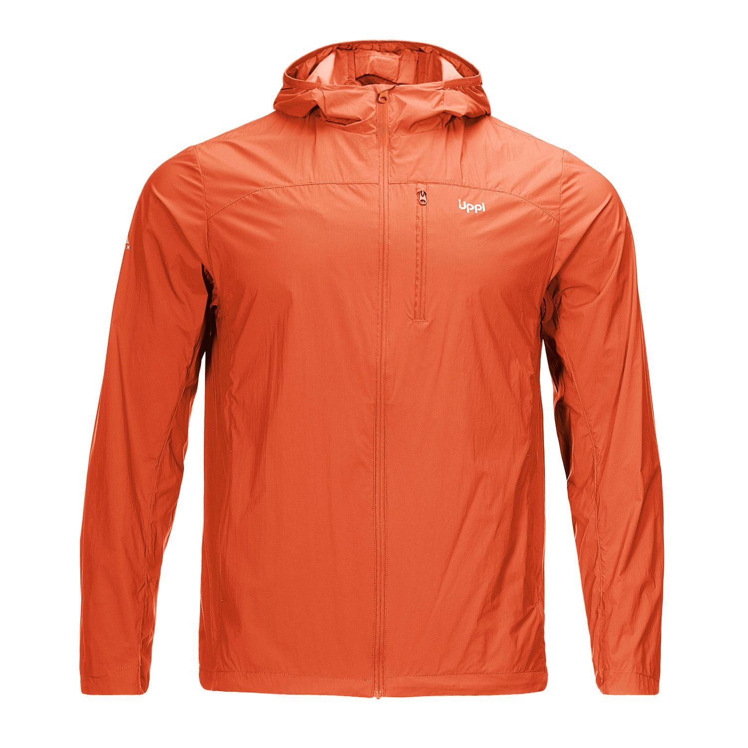 Chaqueta Hombre Spry WindBreaker Hoody Jacket Naranjo Oscuro Lippi-0