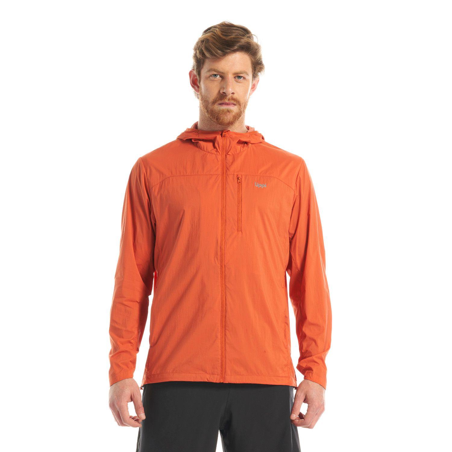 Chaqueta Hombre Spry WindBreaker Hoody Jacket Naranjo Oscuro Lippi-1