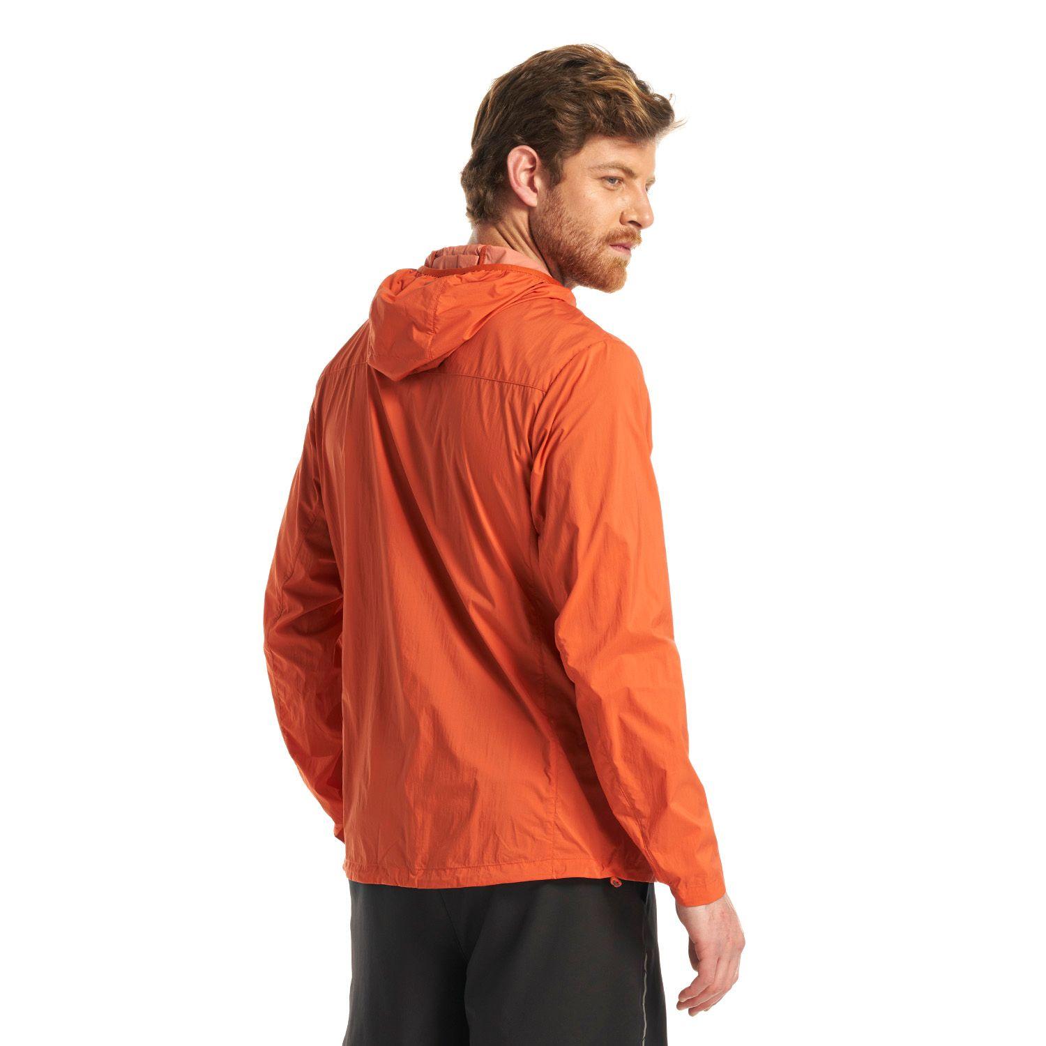 Chaqueta Hombre Spry WindBreaker Hoody Jacket Naranjo Oscuro Lippi-4