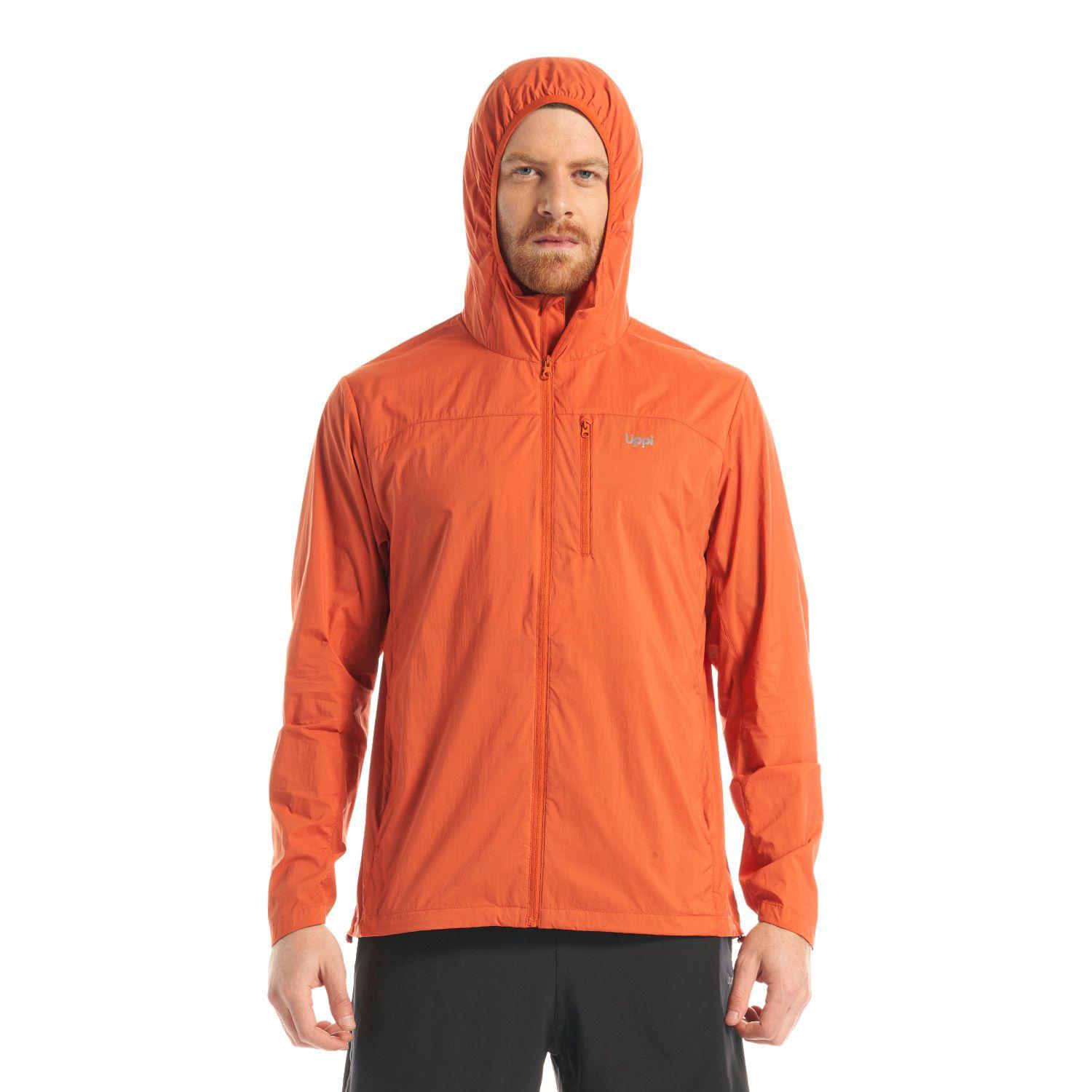 Chaqueta Hombre Spry WindBreaker Hoody Jacket Naranjo Oscuro Lippi-6