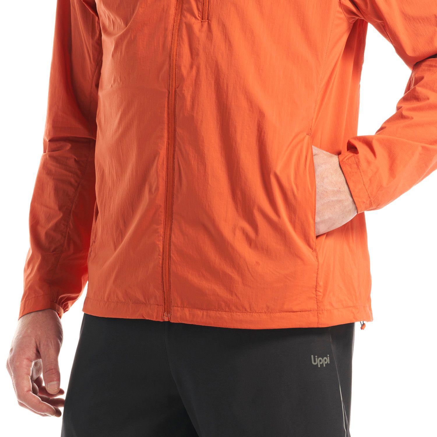 Chaqueta Hombre Spry WindBreaker Hoody Jacket Naranjo Oscuro Lippi-9