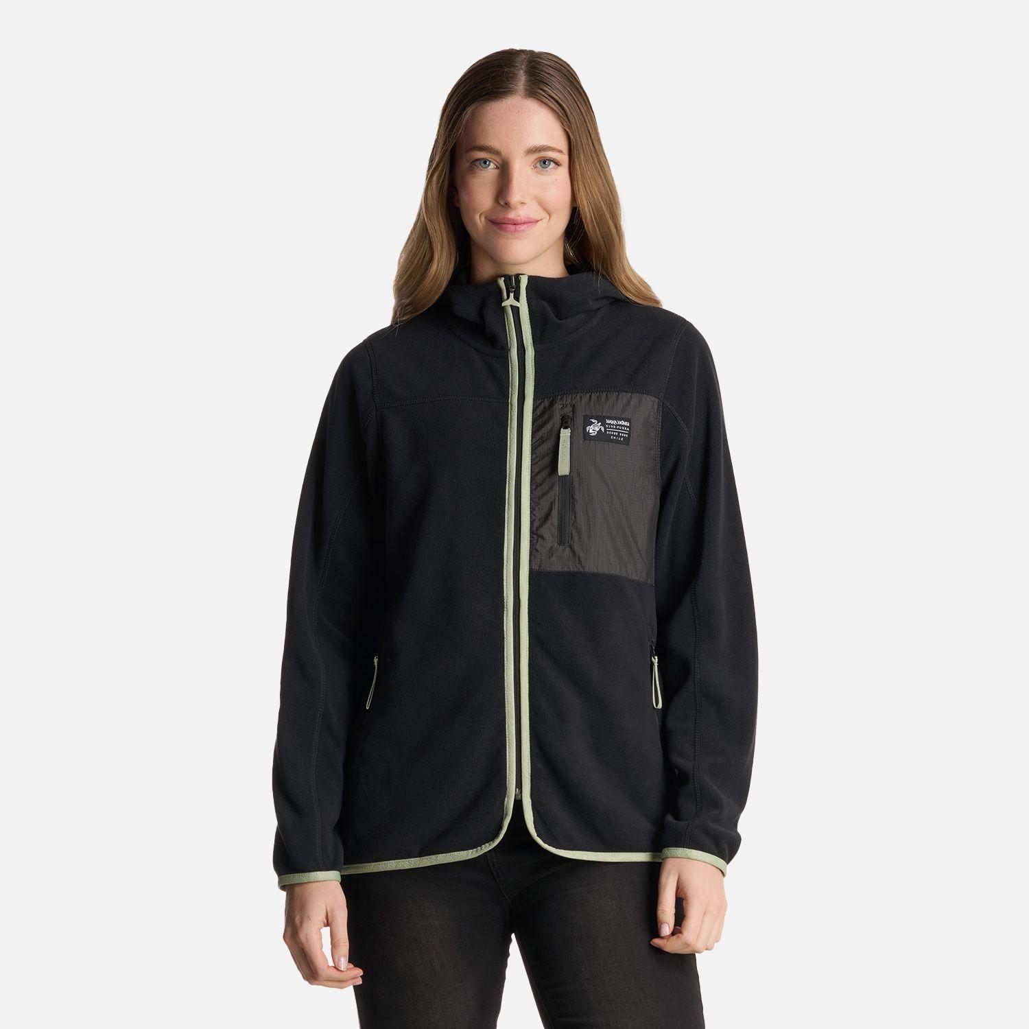 Polerón Mujer Leñera Negro Haka Honu V25-0