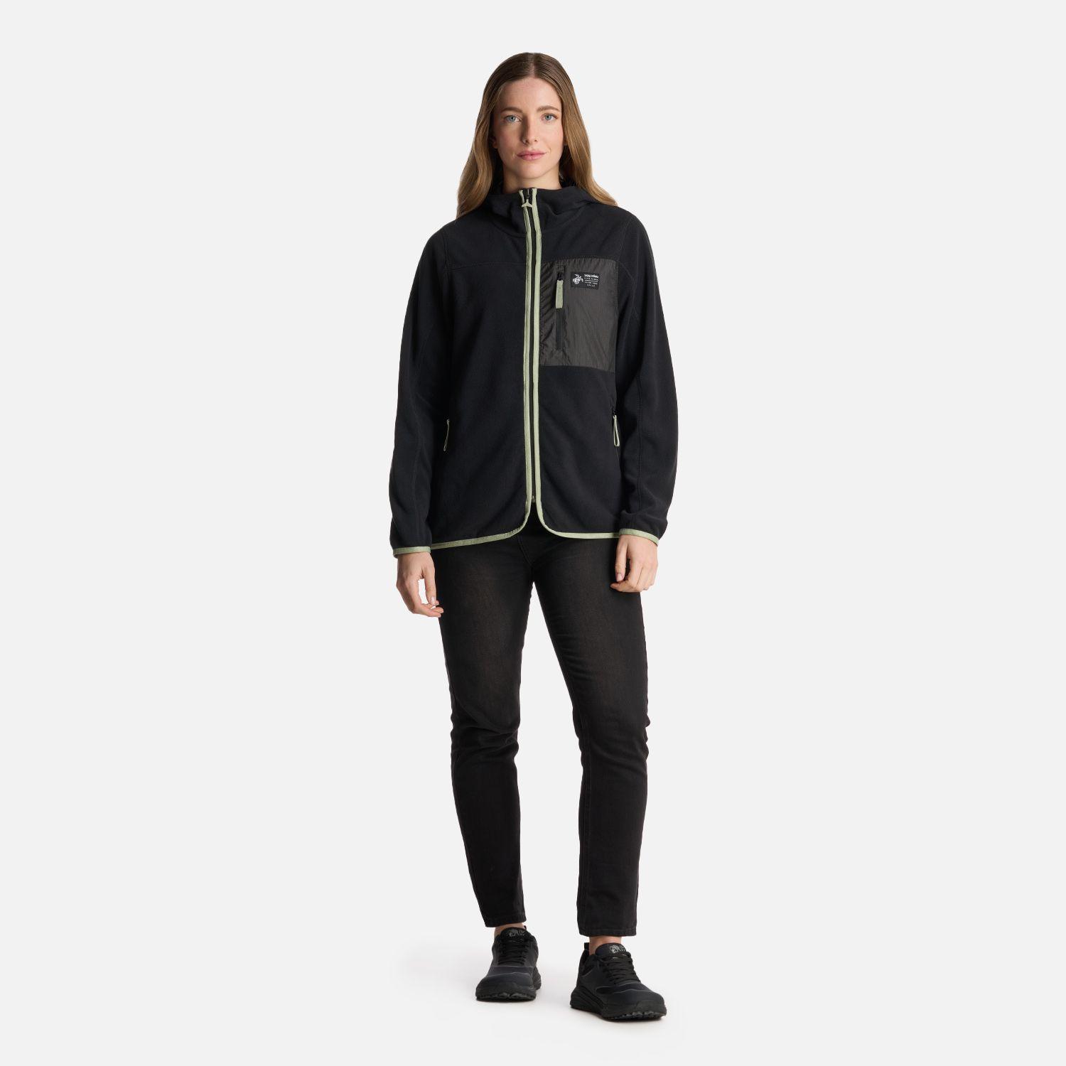 Polerón Mujer Leñera Negro Haka Honu V25-5