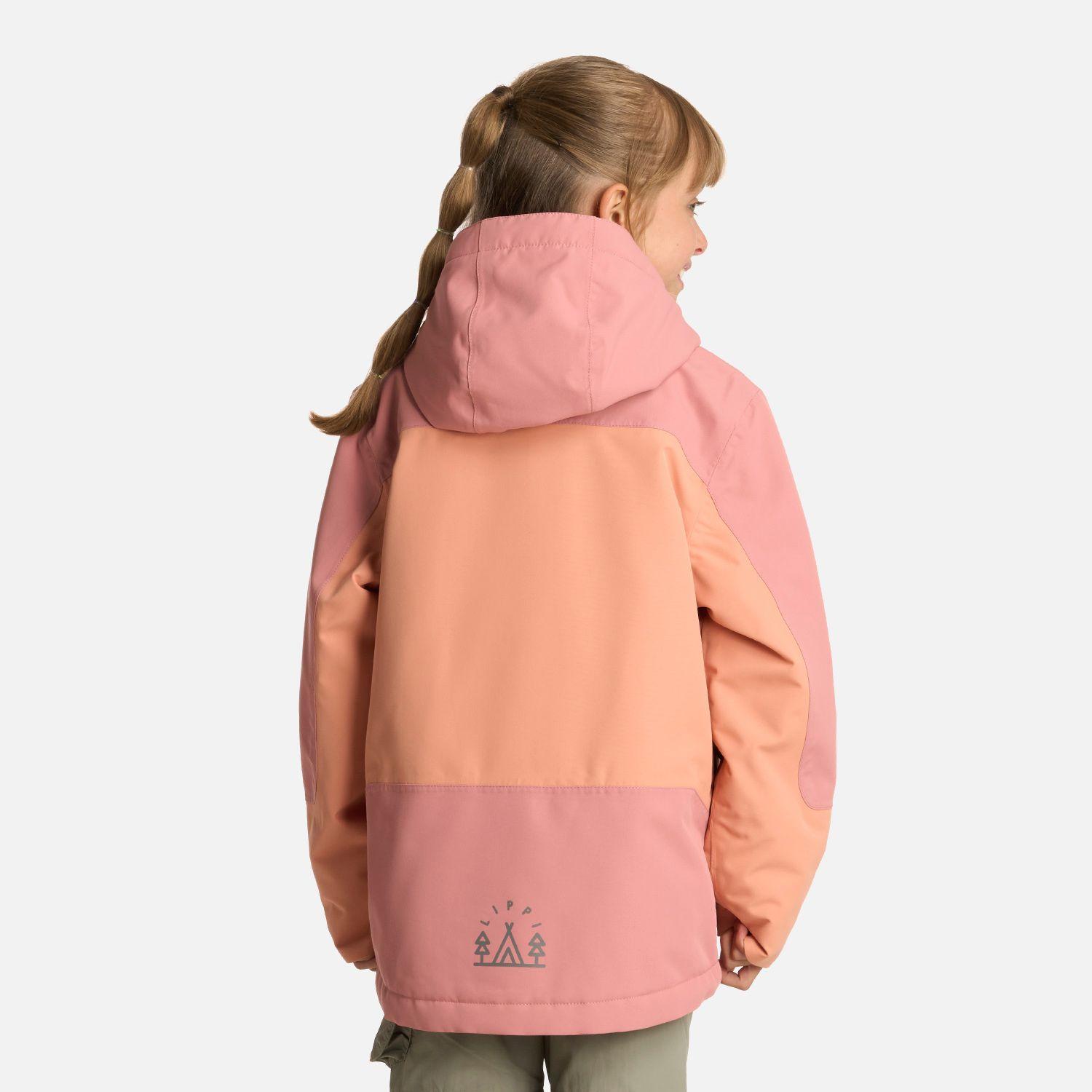 Chaqueta Niña Andes B-dry Hoody Jacket Rosa Lippi I25-2