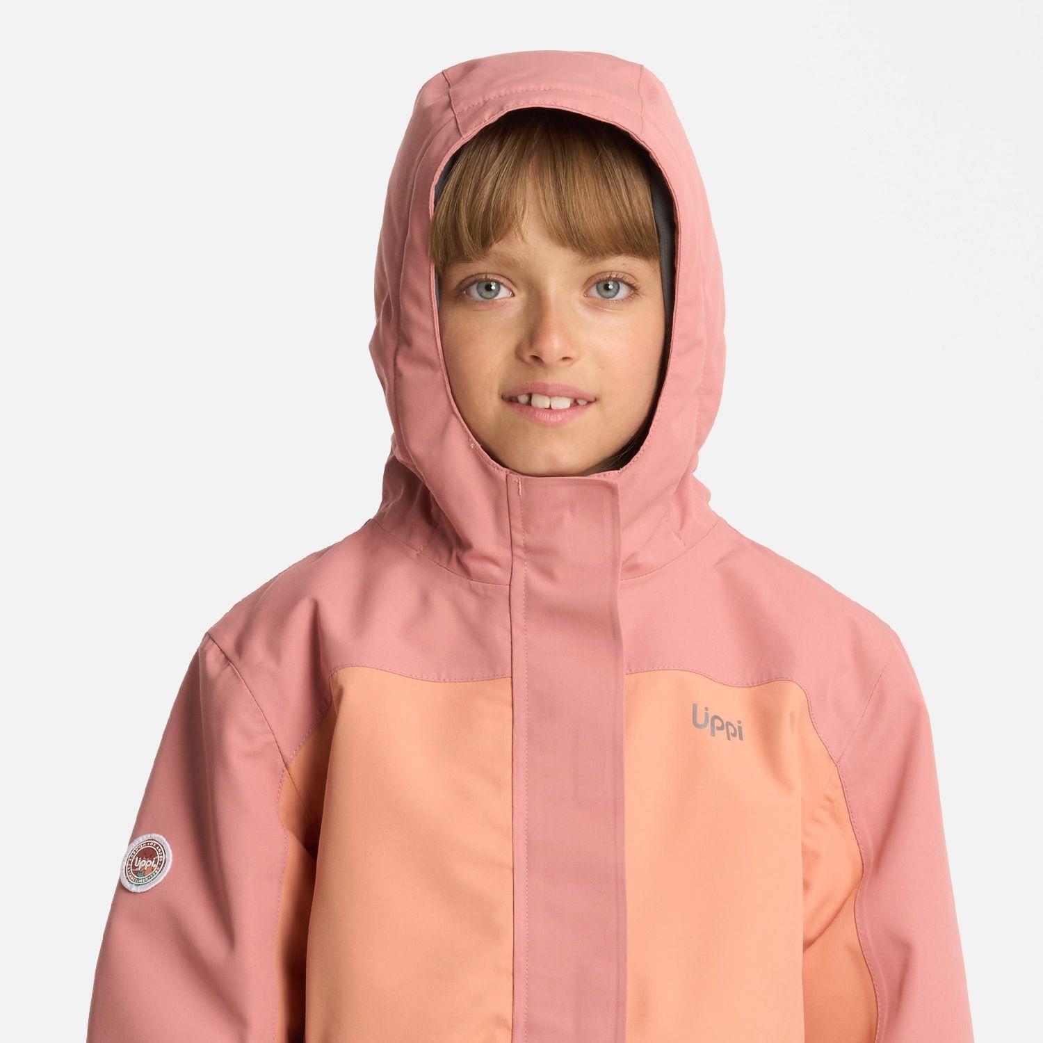 Chaqueta Niña Andes B-dry Hoody Jacket Rosa Lippi I25-3