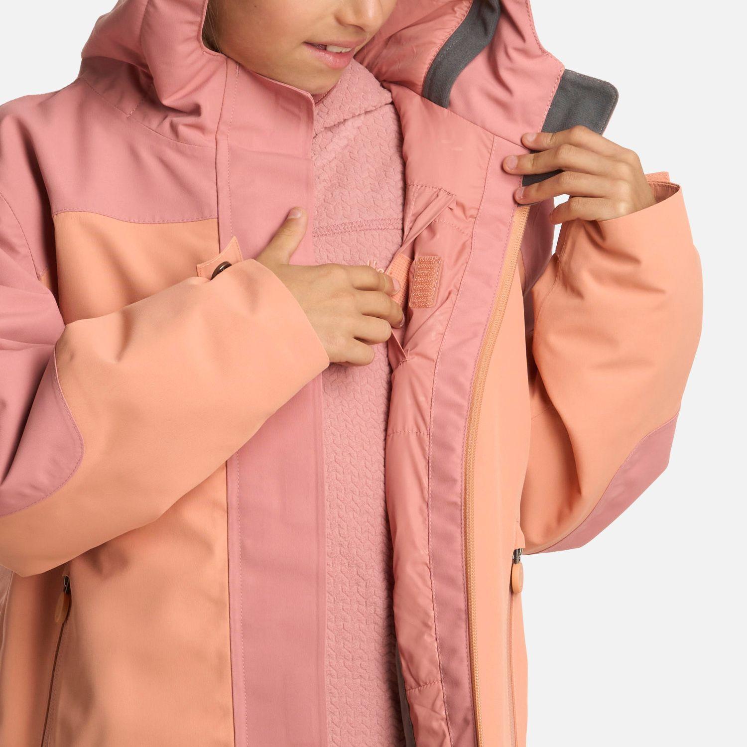 Chaqueta Niña Andes B-dry Hoody Jacket Rosa Lippi I25-5