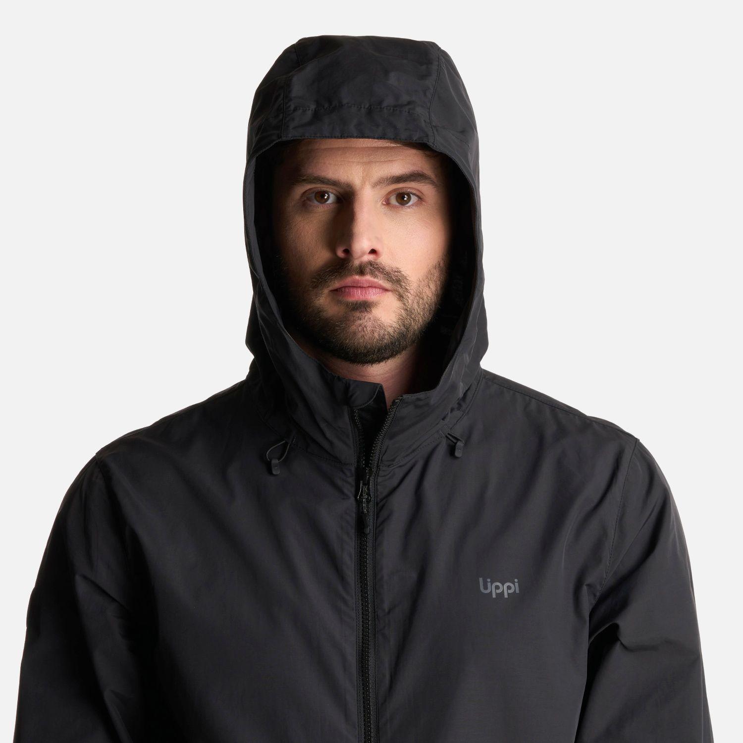 Chaqueta Hombre Windland Windbraker Hoody Negro Lippi-3