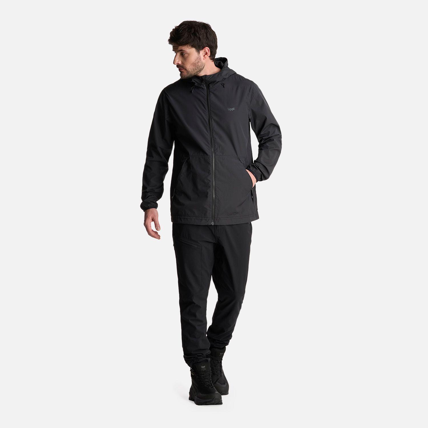 Chaqueta Hombre Windland Windbraker Hoody Negro Lippi-6