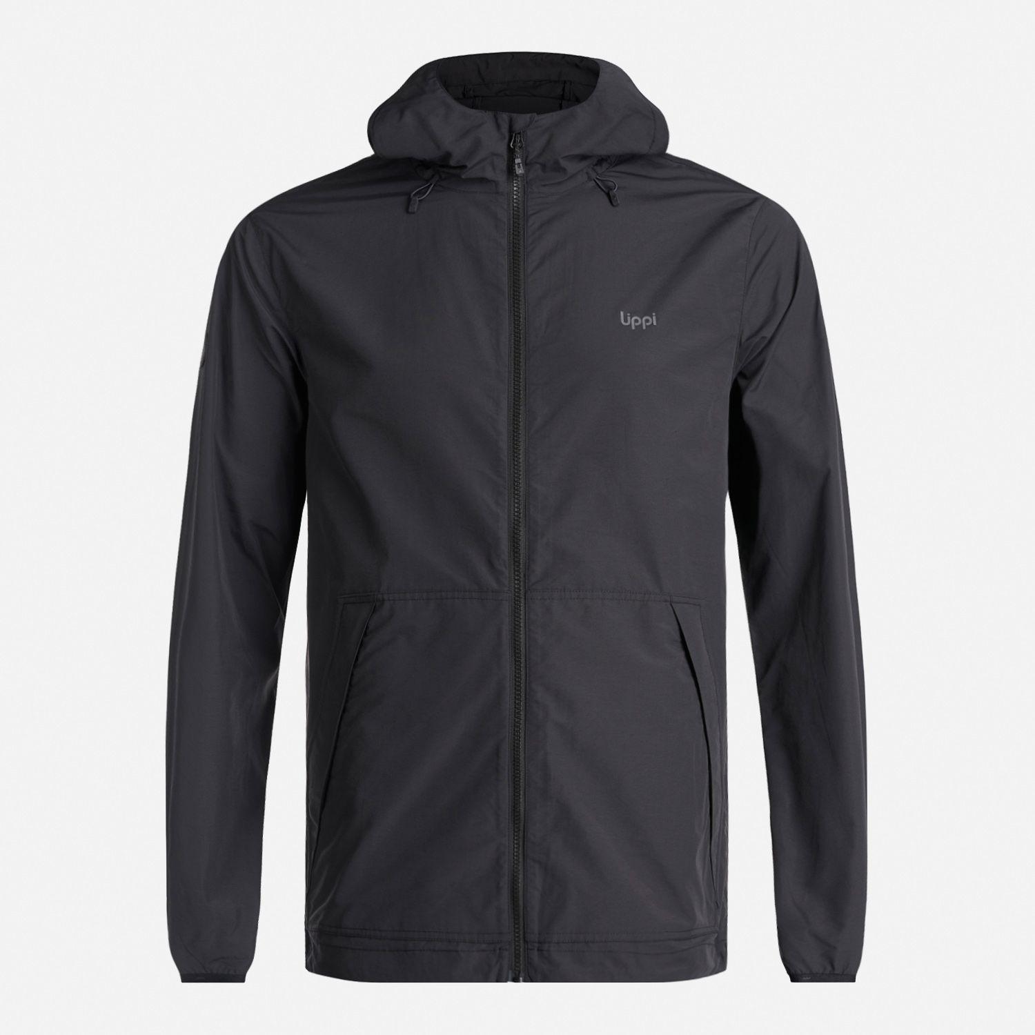 Chaqueta Hombre Windland Windbraker Hoody Negro Lippi-7