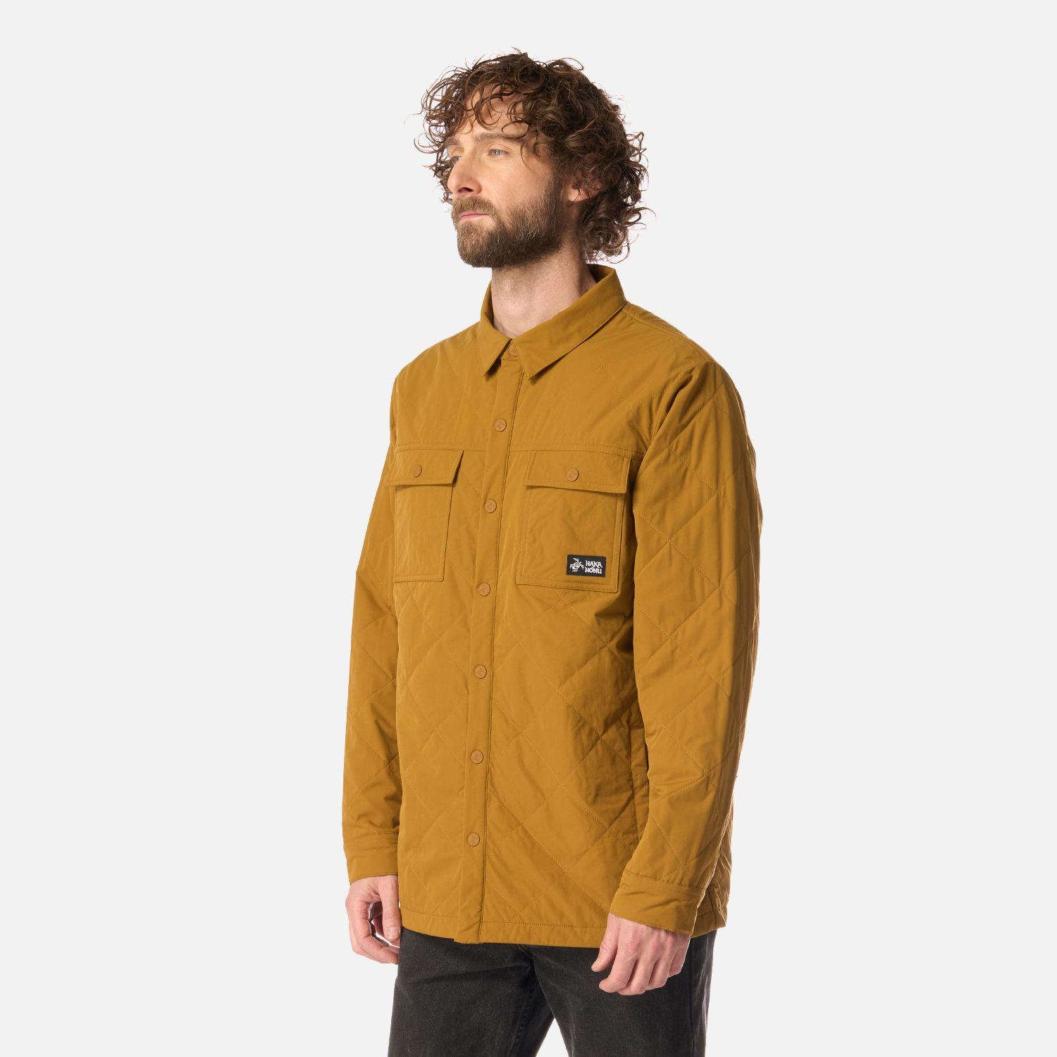 Camisa Hombre Fogata Mostaza Oscuro Haka Honu I26-1