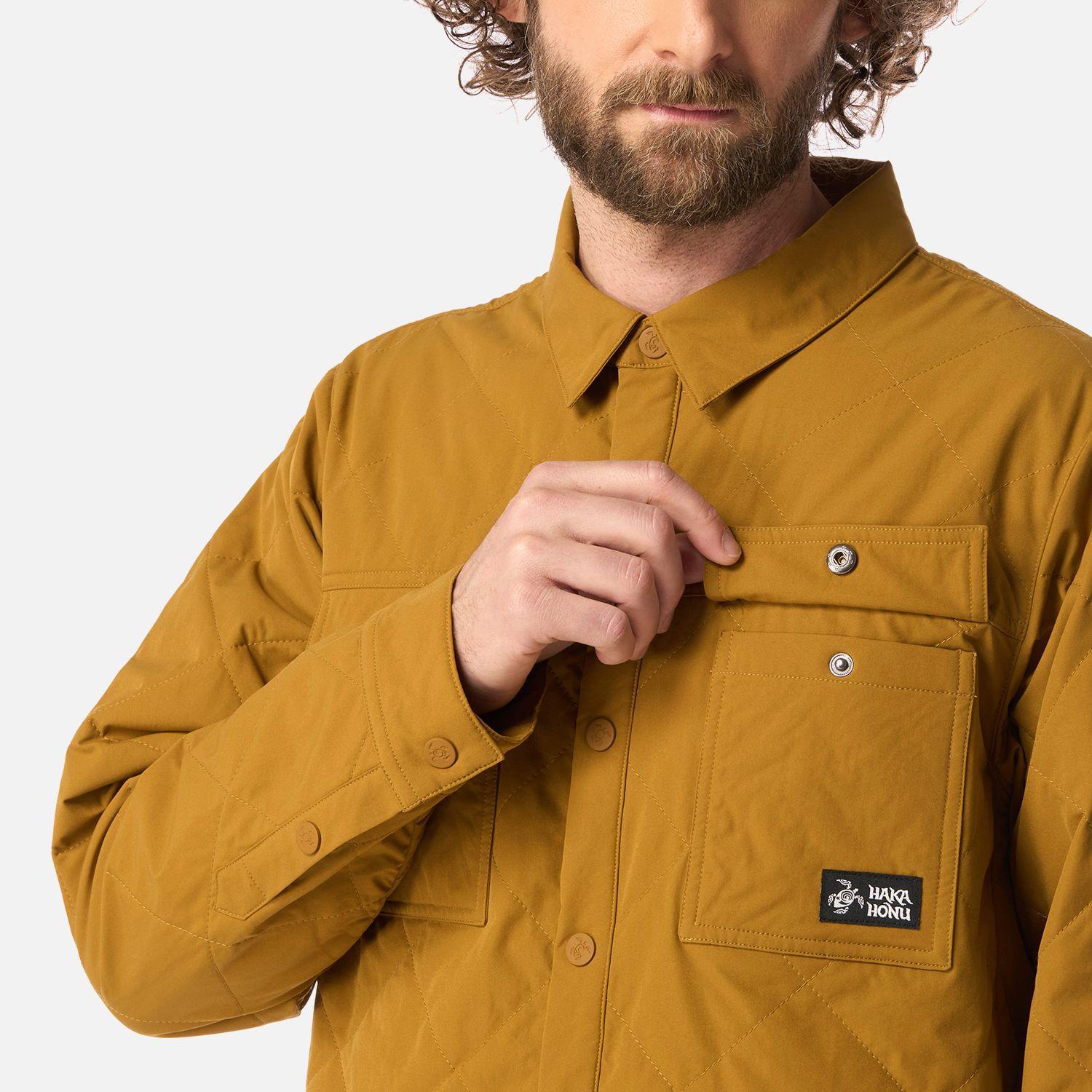 Camisa Hombre Fogata Mostaza Oscuro Haka Honu I26-3