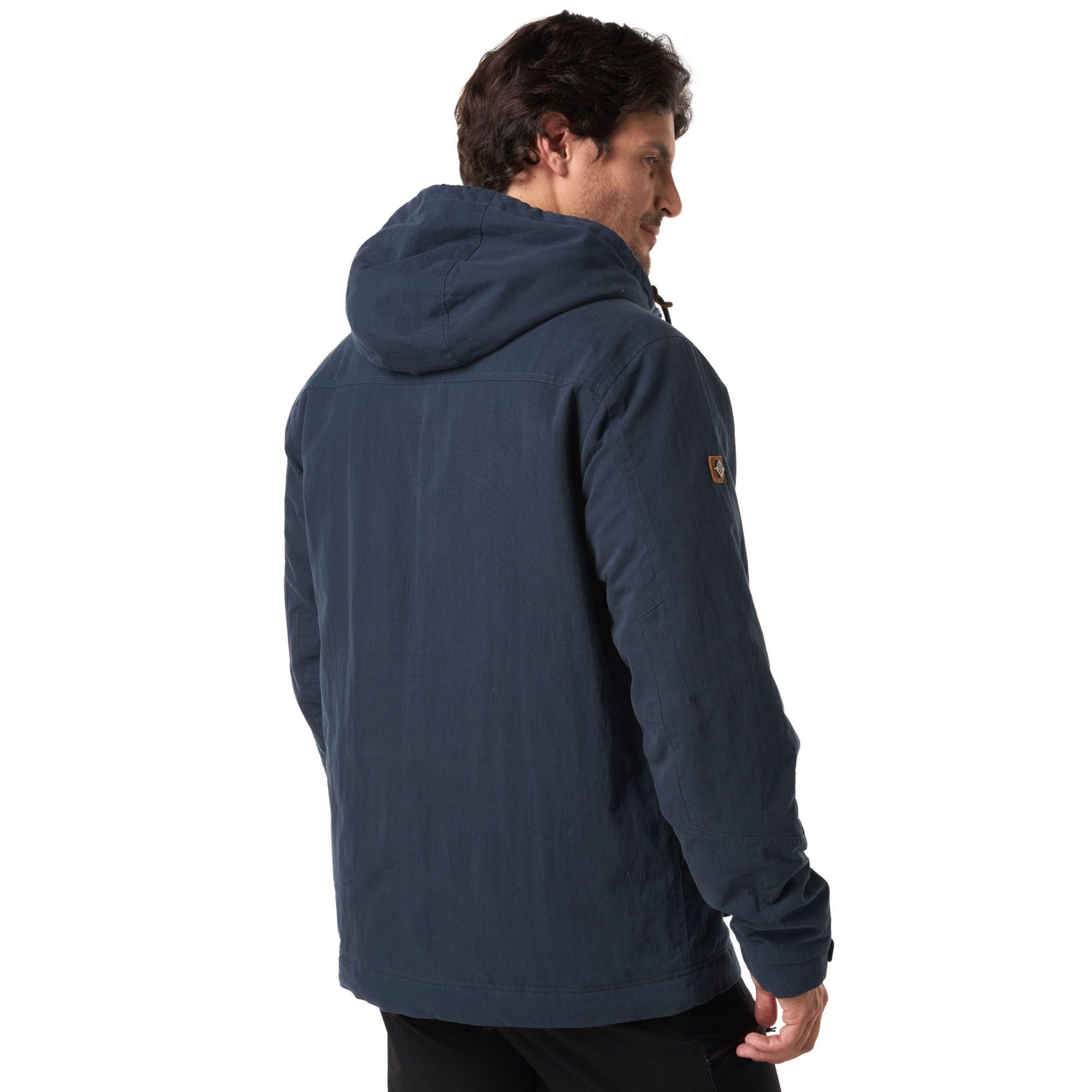 Chaqueta Hombre Peumo Canvas Hoody Jacket Grafito Lippi I19-3