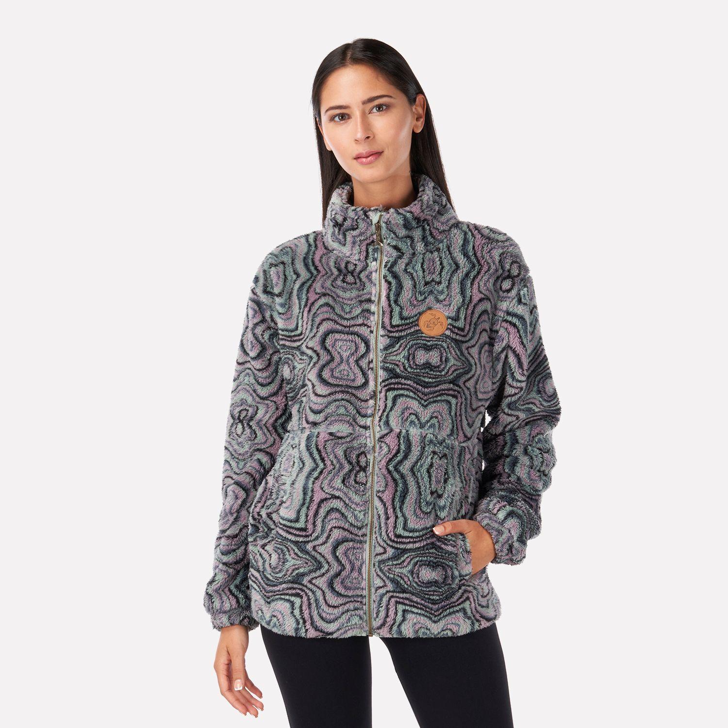 Chaqueta Mujer Caluro-sin Print Verde Haka Honu-1