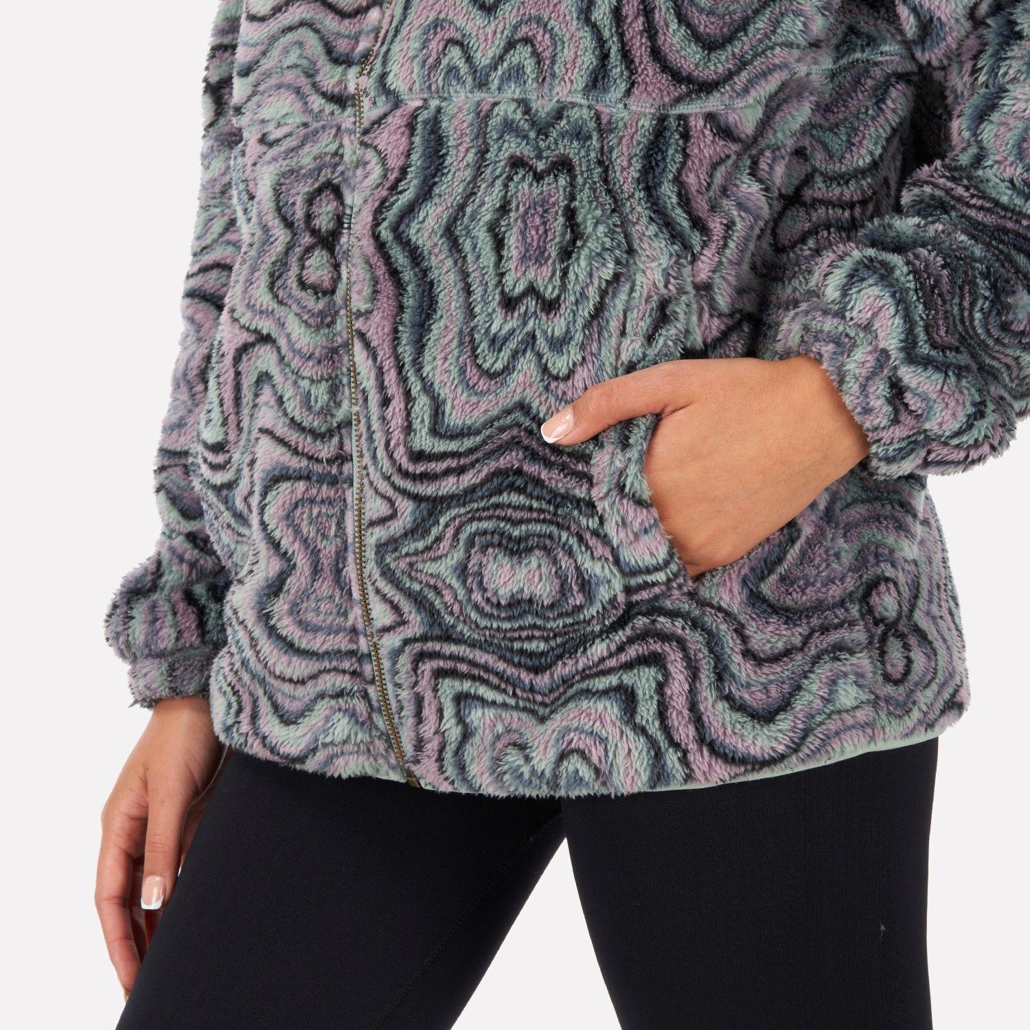 Chaqueta Mujer Caluro-sin Print Verde Haka Honu-4