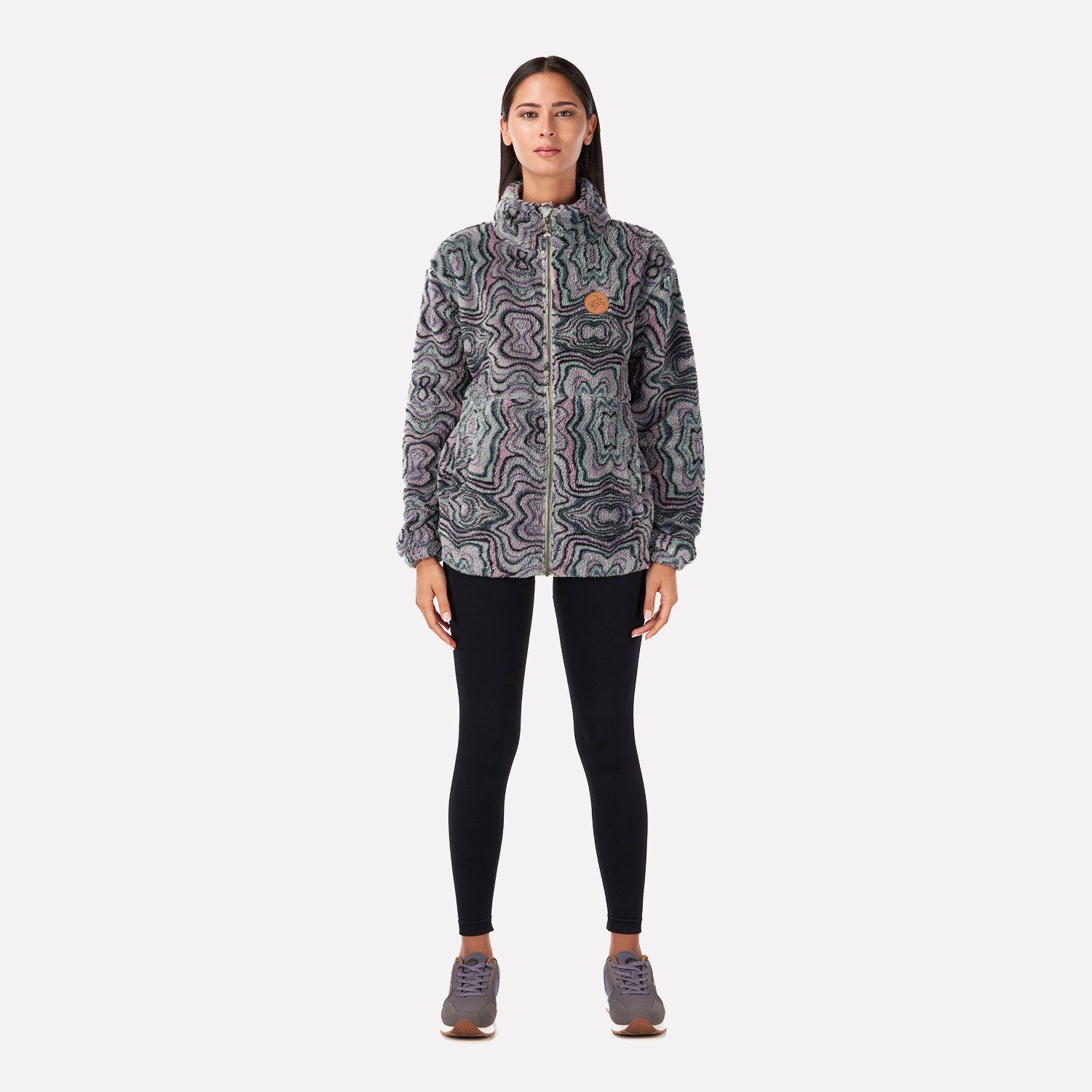 Chaqueta Mujer Caluro-sin Print Verde Haka Honu-5
