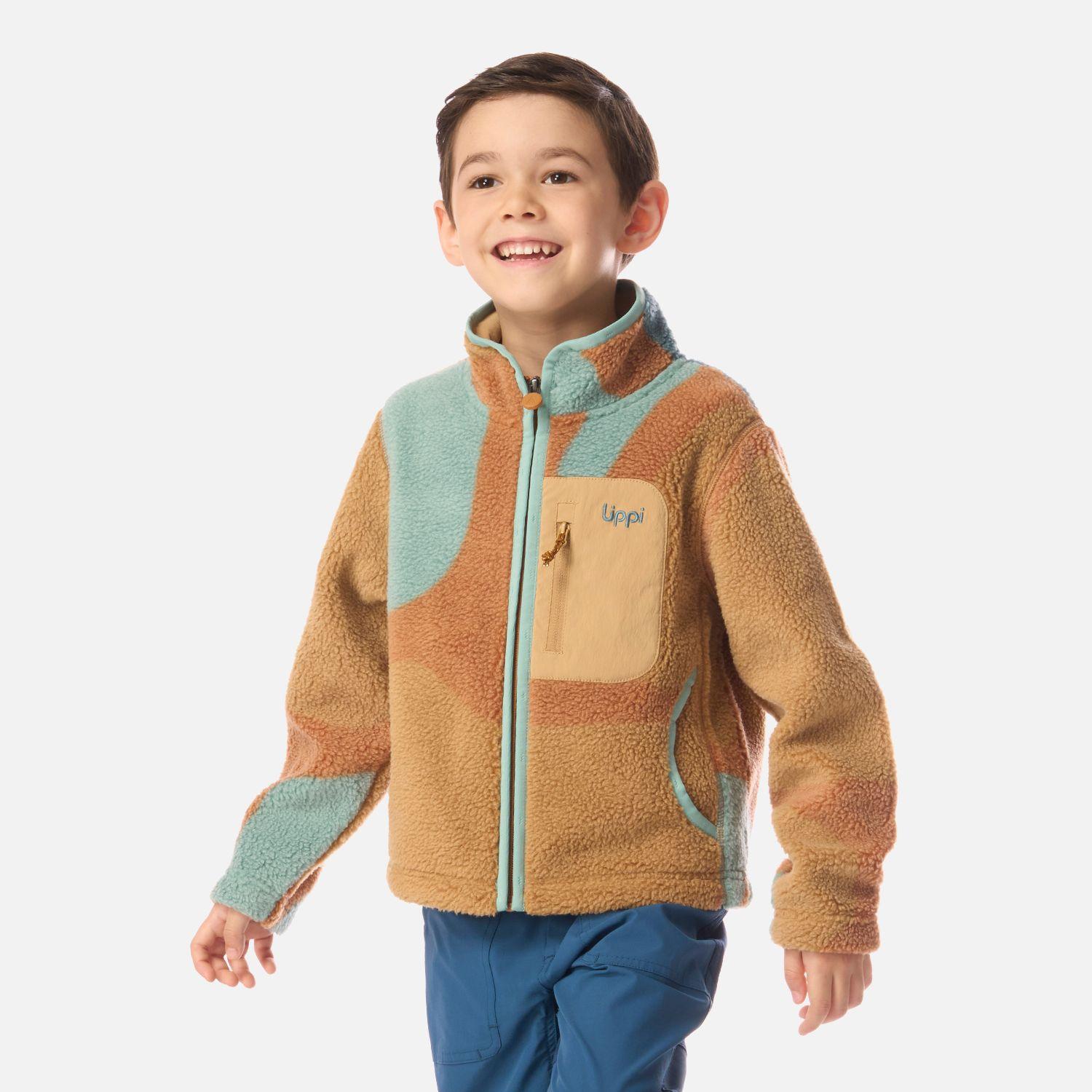 Polar Niño Glaciar Sherpa-Pro Jacket Print Cafe Claro Lippi I26-0