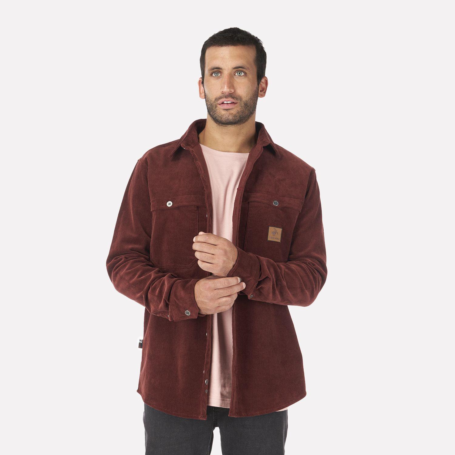 Camisa Hombre Mermelada De Perla Burdeo Haka Honu-1