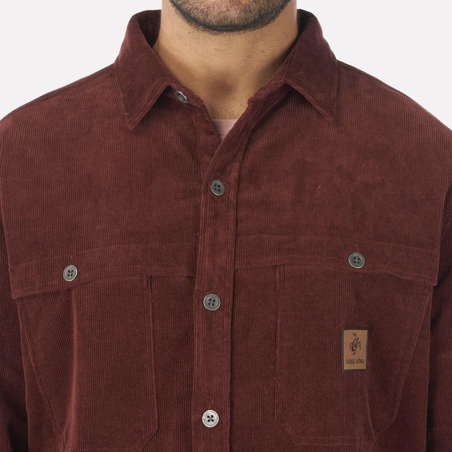 Camisa Hombre Mermelada De Perla Burdeo Haka Honu-3