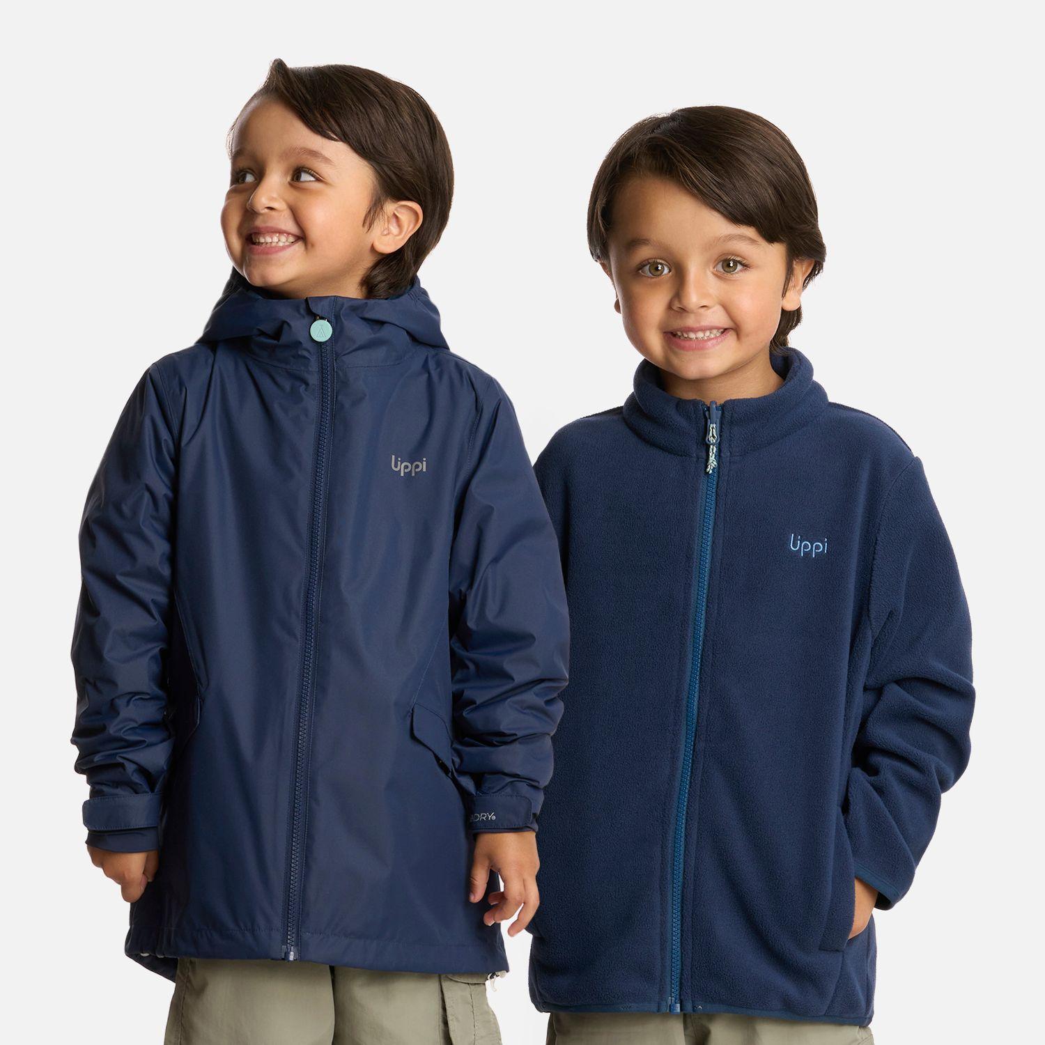 Chaqueta Niño Snowball Fusion-3 Hoody Azul Marino Lippi I25-0