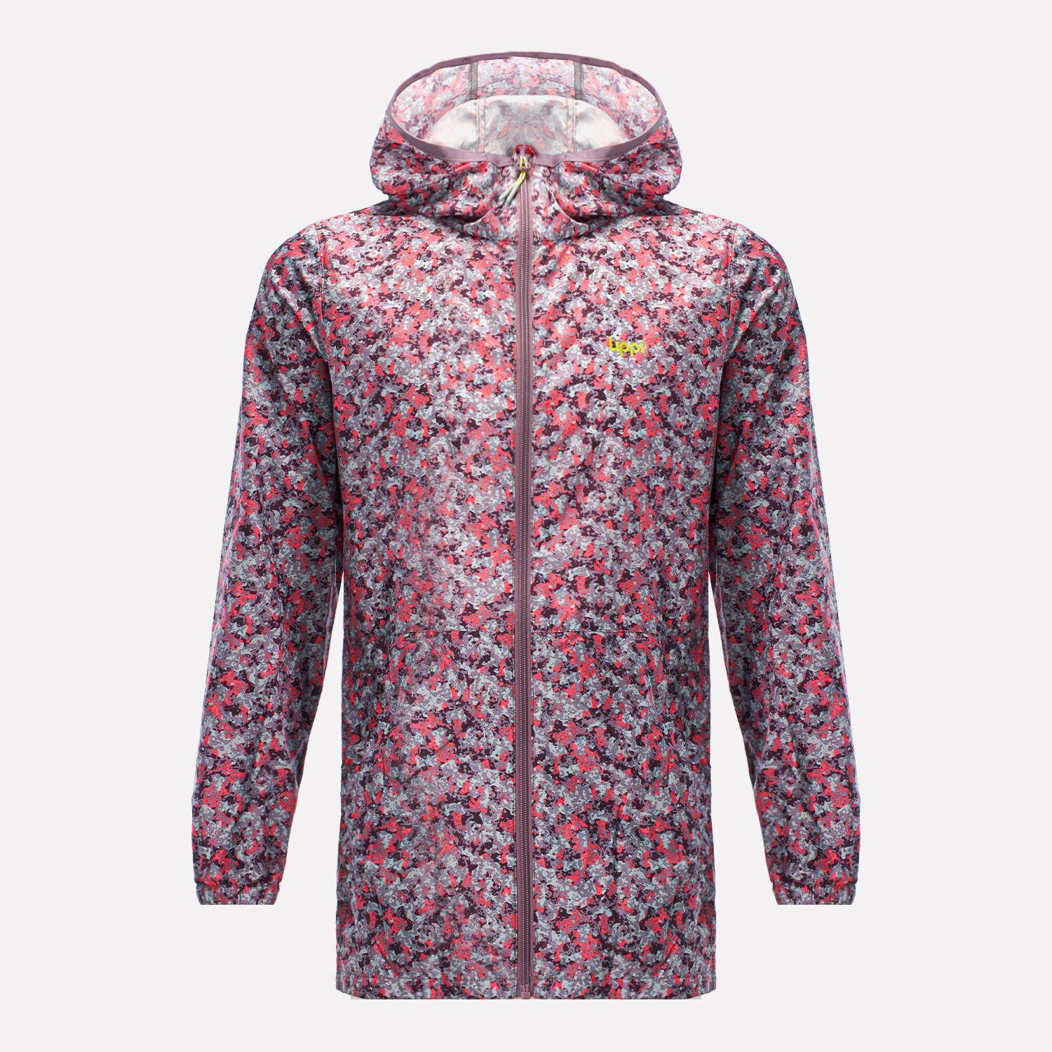 Chaqueta Teen Girl Nightfall WindBreaker Hoody Jacket Print Rosa Oscuro Lippi-0