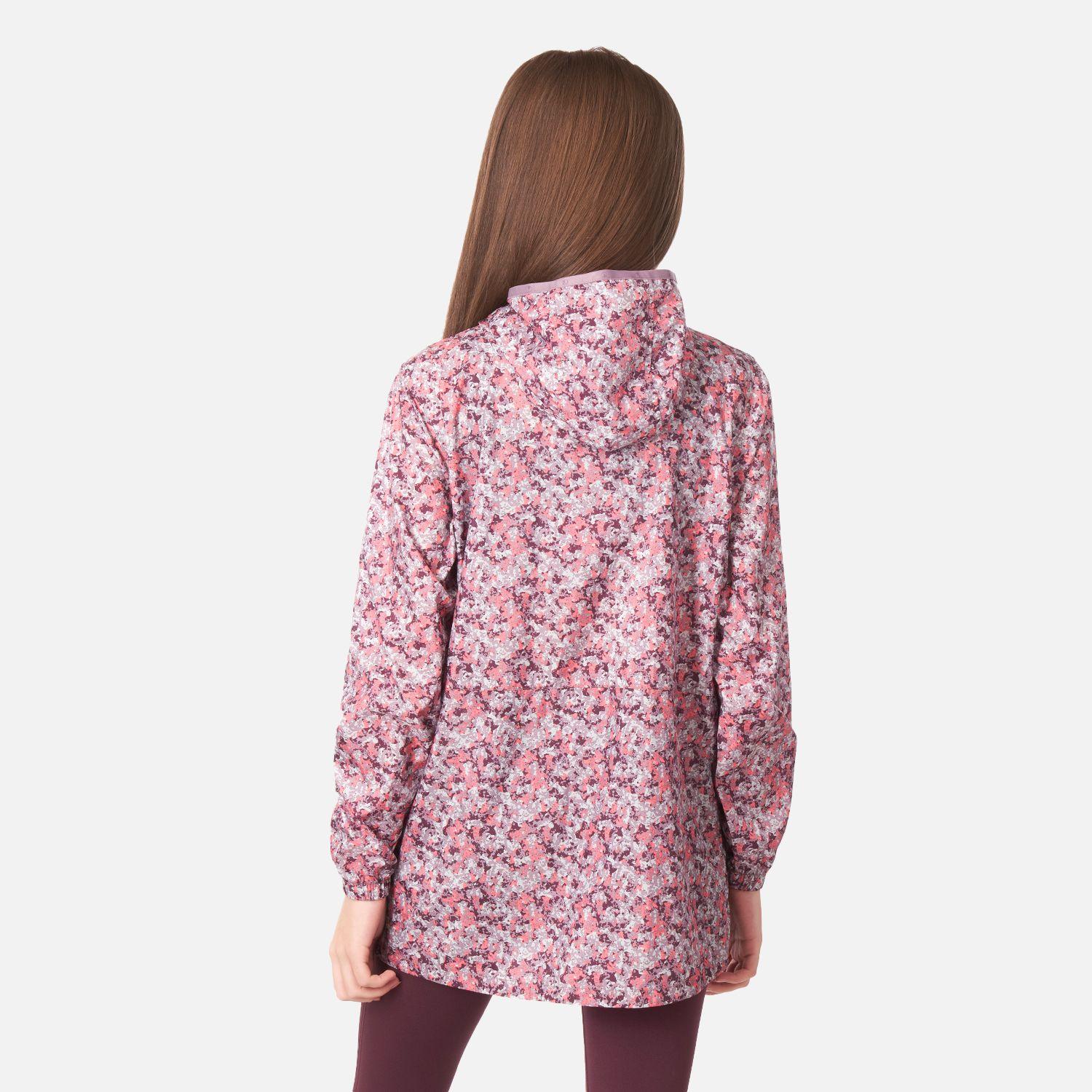 Chaqueta Teen Girl Nightfall WindBreaker Hoody Jacket Print Rosa Oscuro Lippi-2