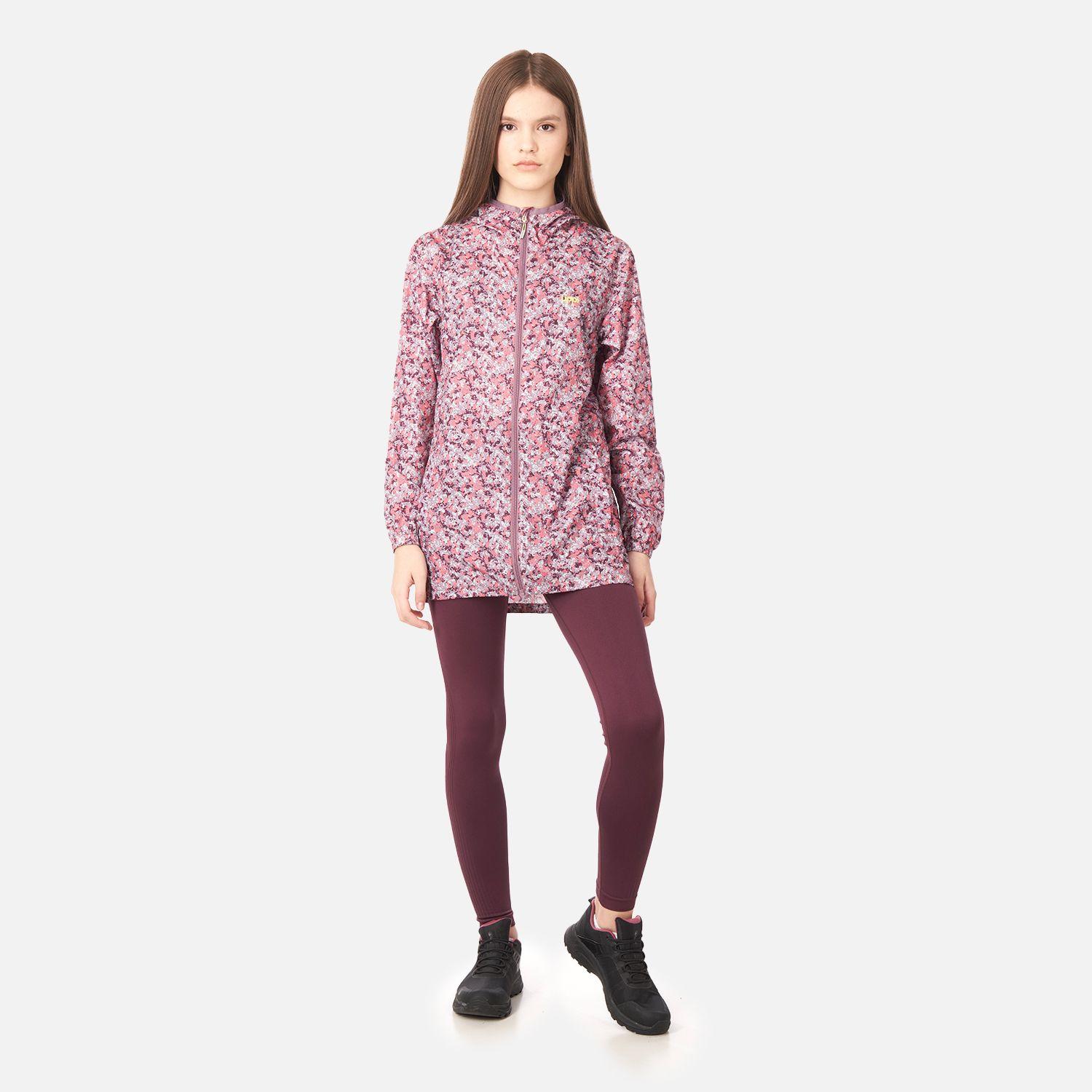 Chaqueta Teen Girl Nightfall WindBreaker Hoody Jacket Print Rosa Oscuro Lippi-5