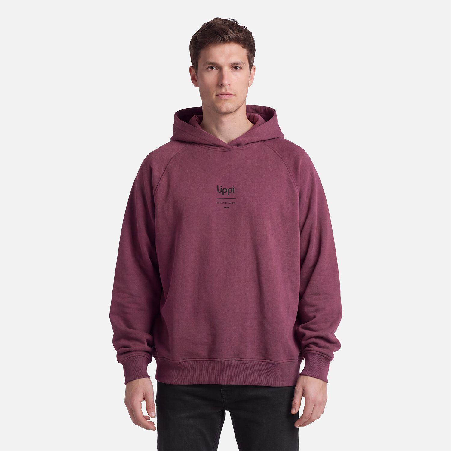 Polerón Hombre Ulmo Hoody Sweatshirt Vino Lippi V27-0