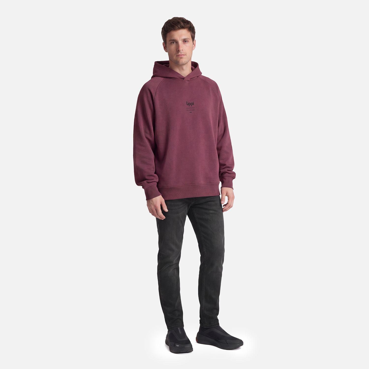 Polerón Hombre Ulmo Hoody Sweatshirt Vino Lippi V27-2