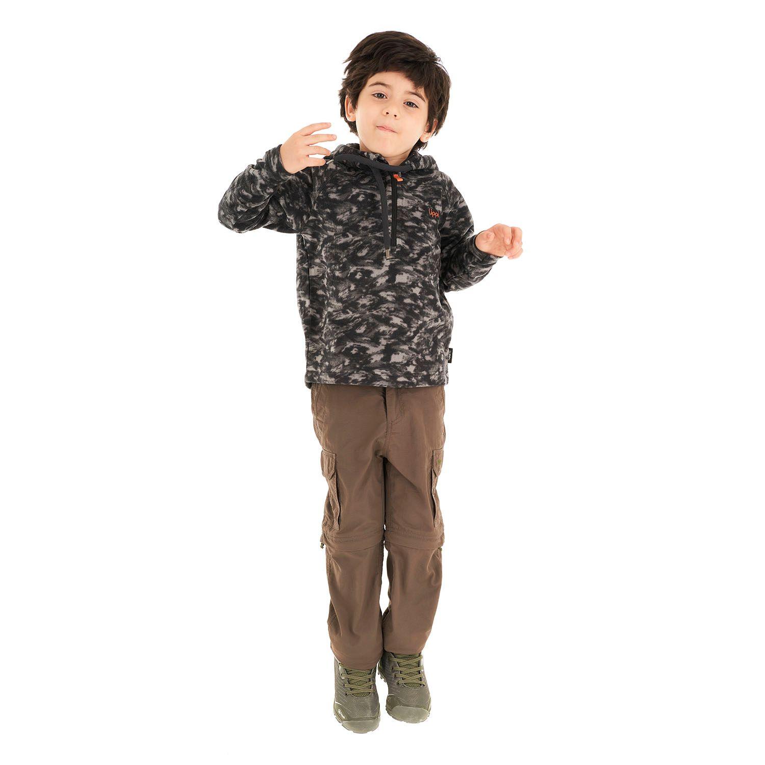 Chaqueta Niño Cold Day Therm-Pro Hoody Jacket Print Gris Lippi I21-8