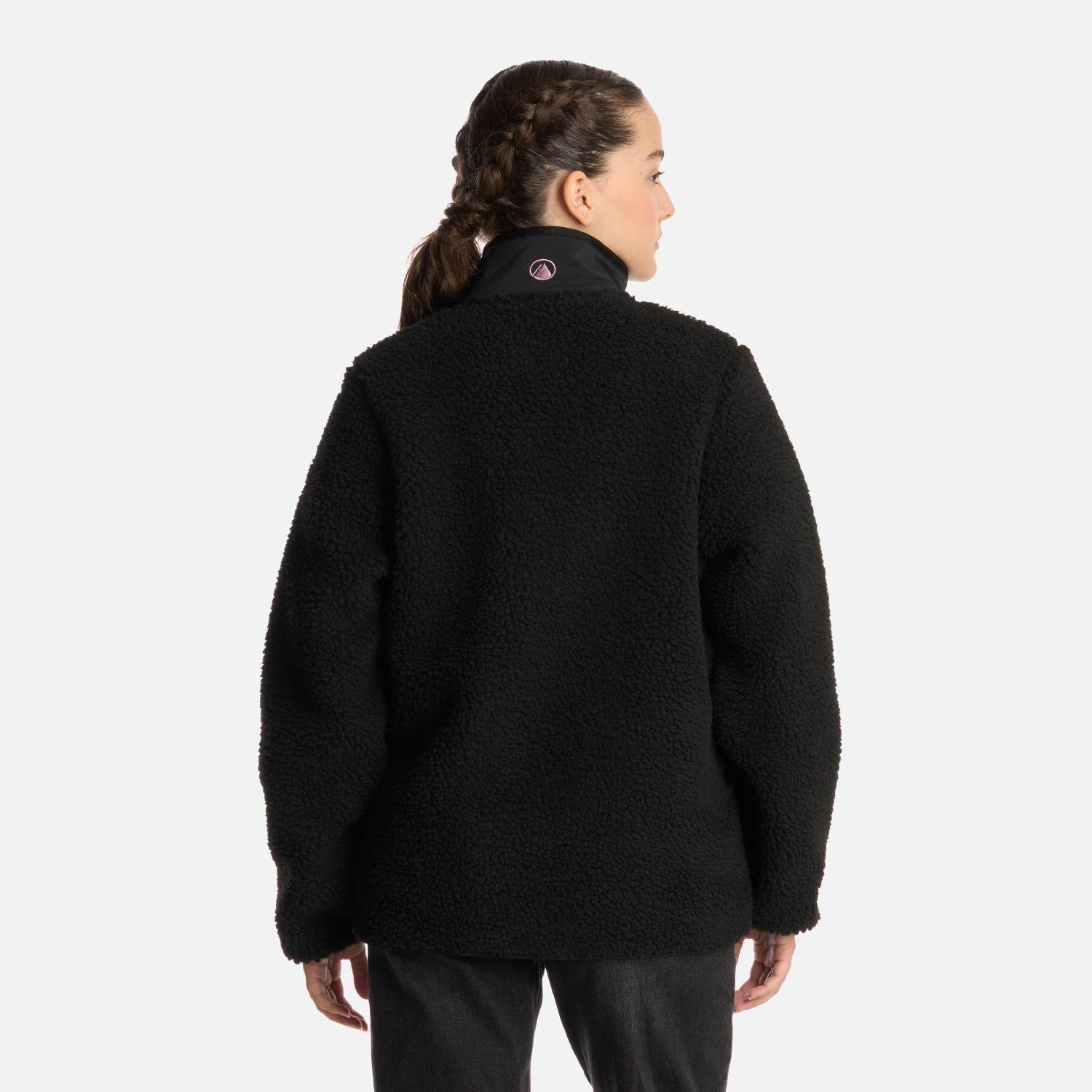 Polar Teen Girl Glaciar Sherpa-pro Jacket Negro Lippi I25-2