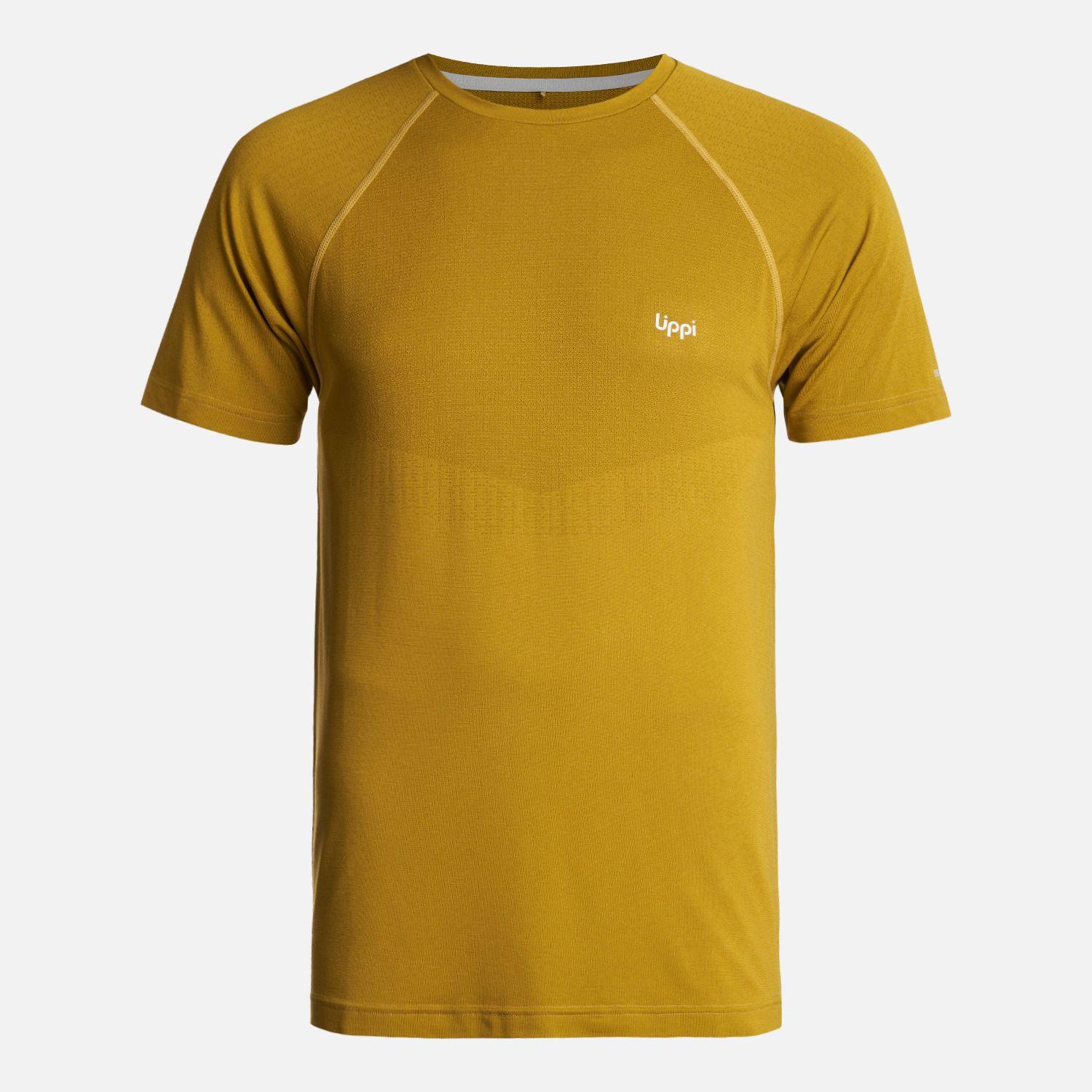 Polera Hombre Essential Sport T-Shirt Mostaza Oscuro Lippi-0