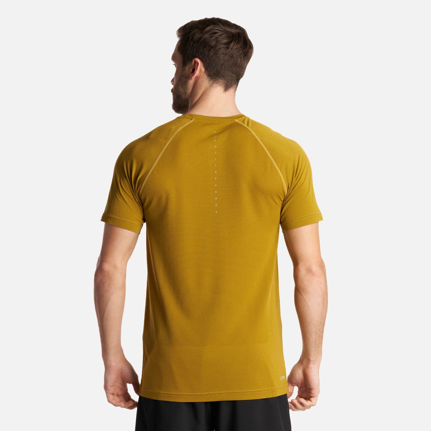 Polera Hombre Essential Sport T-Shirt Mostaza Oscuro Lippi-3