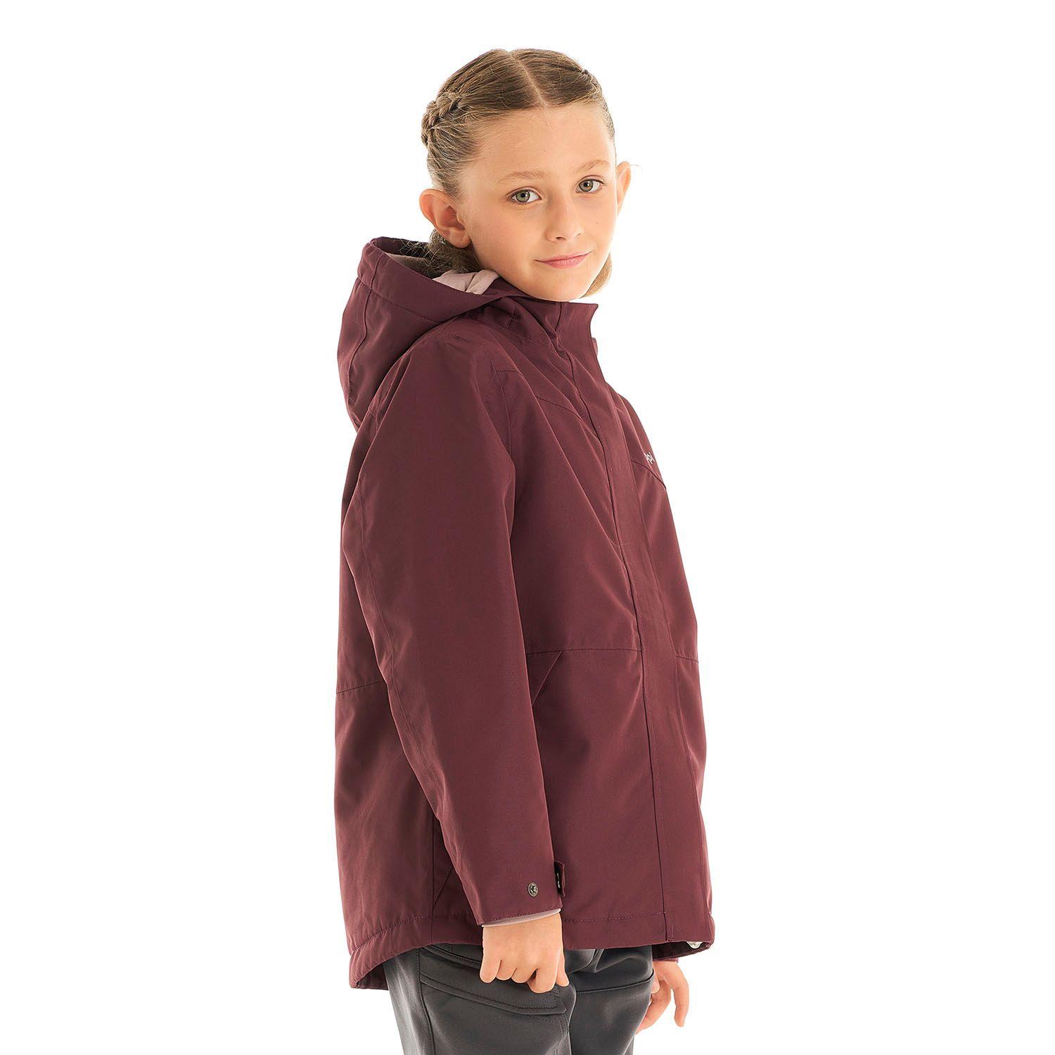Chaqueta Niña Andes Snow B-Dry Hoody Jacket Burdeo Lippi-2