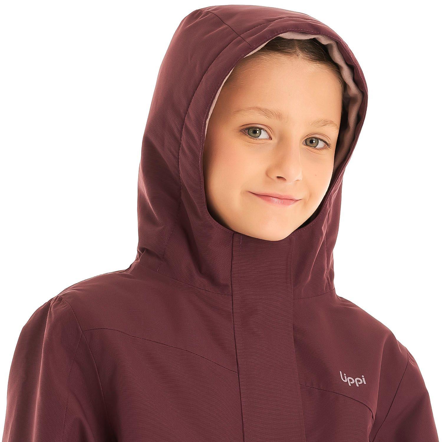 Chaqueta Niña Andes Snow B-Dry Hoody Jacket Burdeo Lippi-6