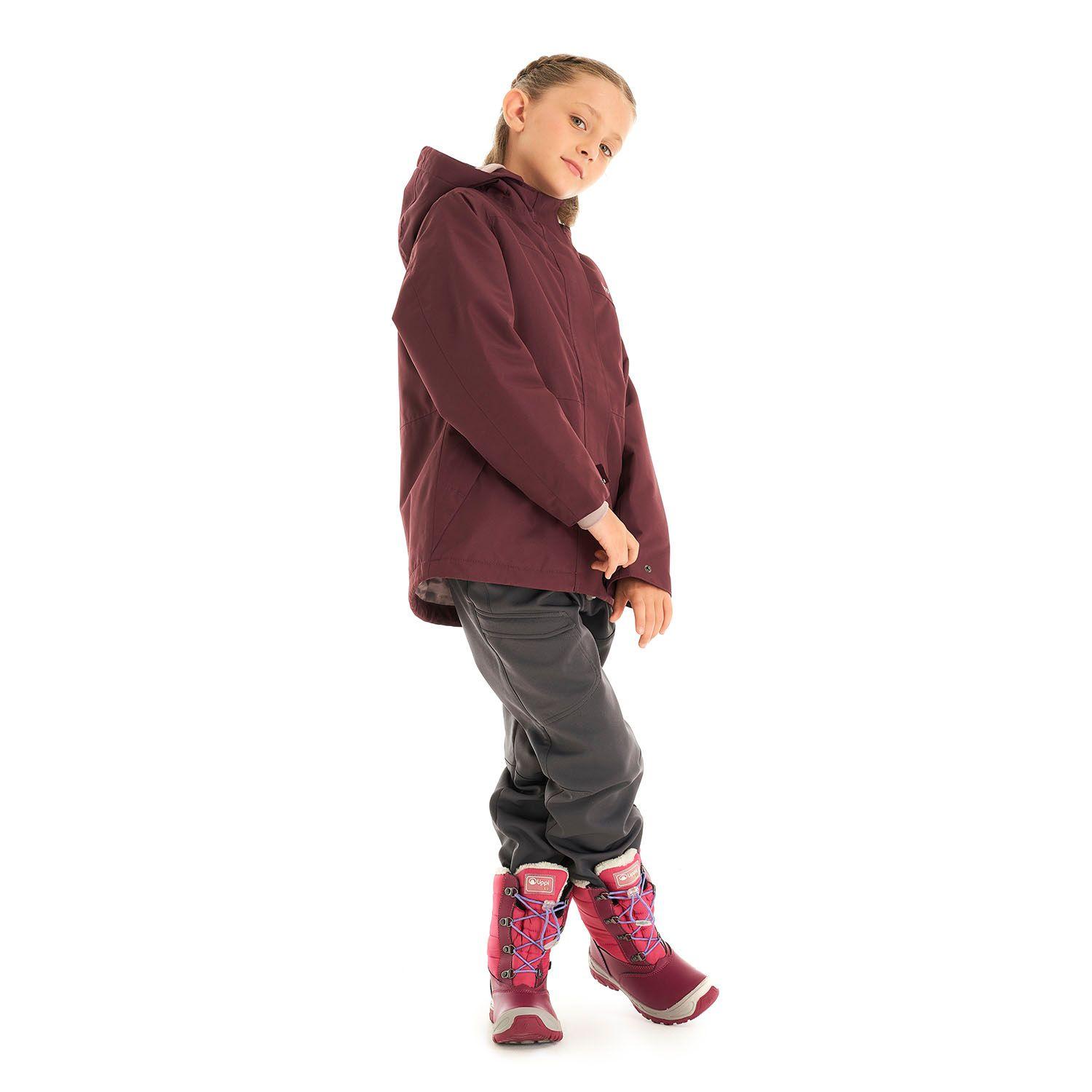 Chaqueta Niña Andes Snow B-Dry Hoody Jacket Burdeo Lippi-8