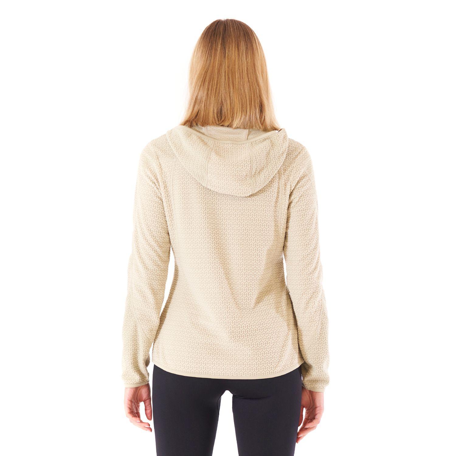 Poleron Mujer Jacaranda Nano-F 14 Zip Hoody Crudo Lippi V21-5